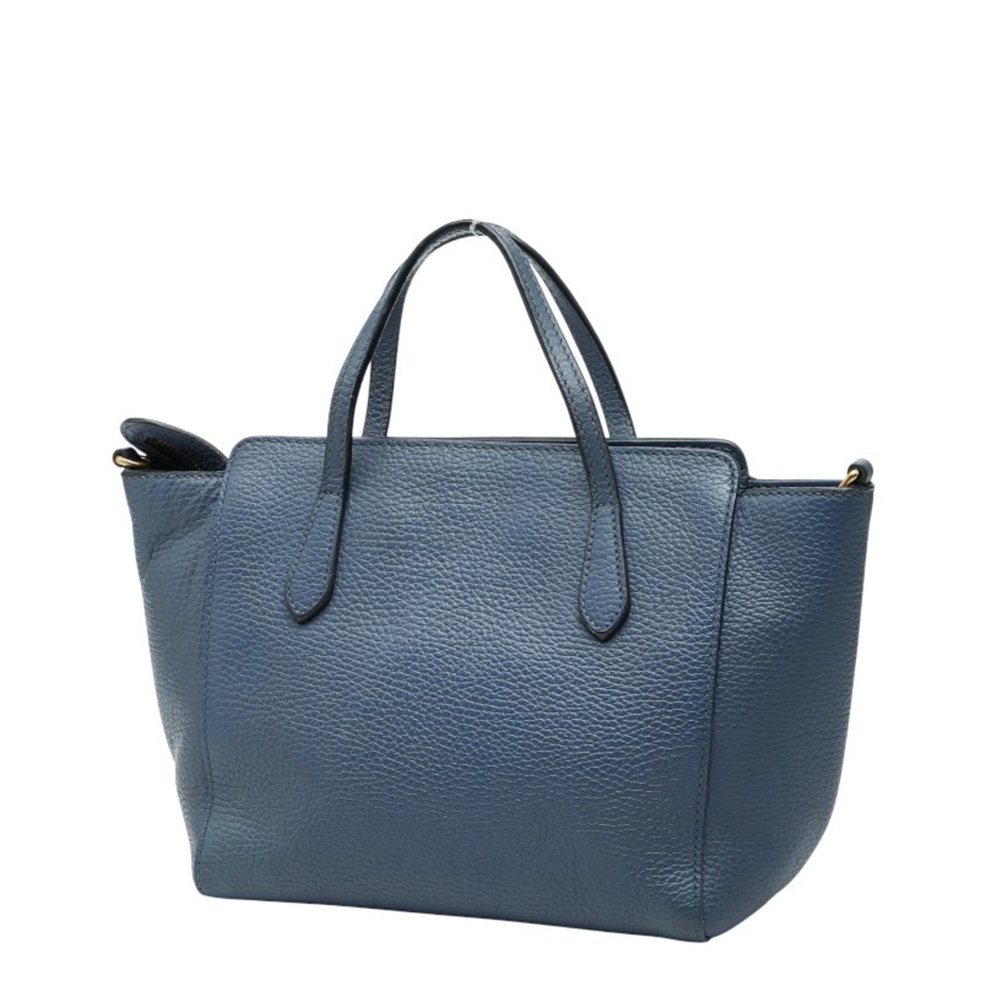 Gucci Blue Leather Handbag