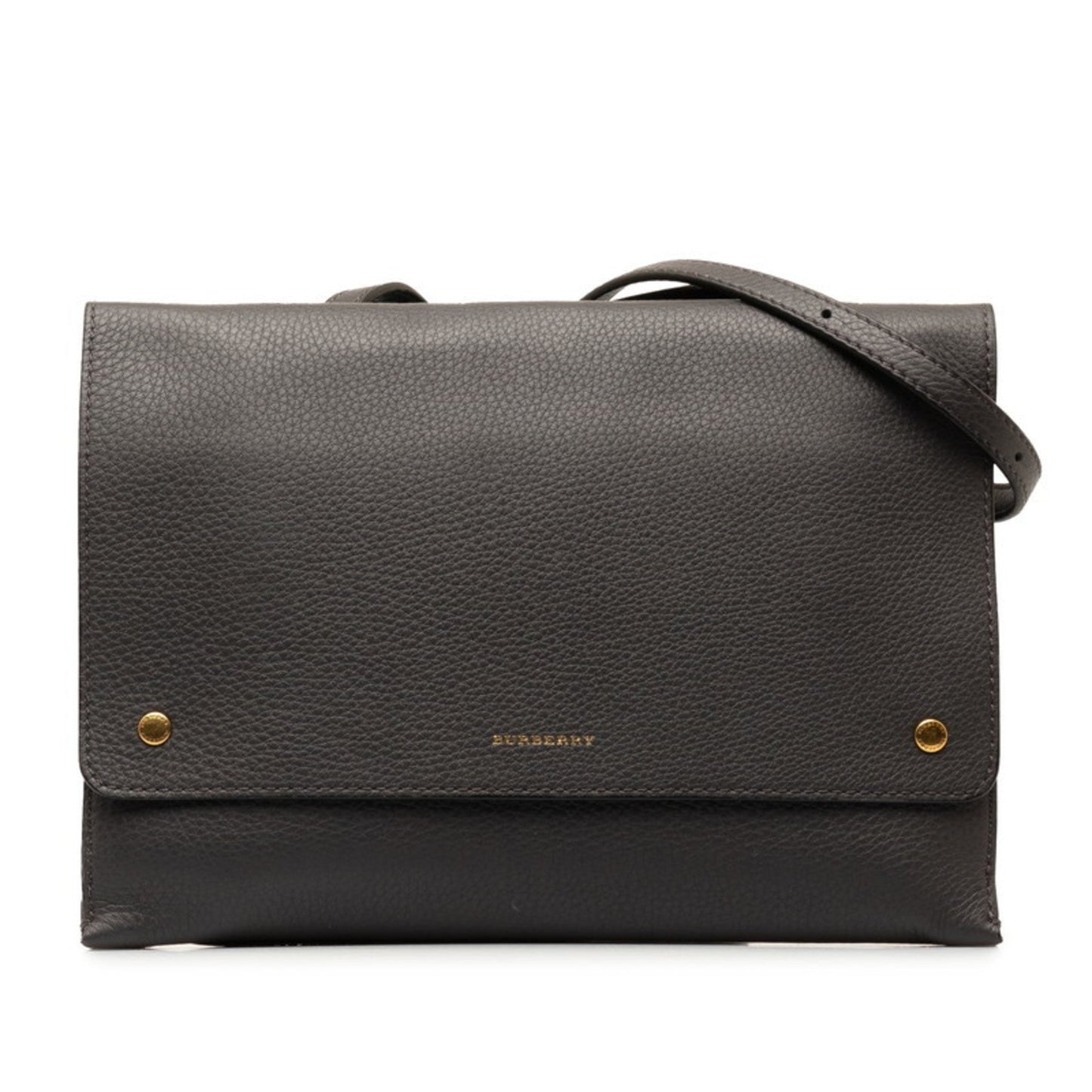 Burberry Shoulder Bag Leather Black Shoulder Bag 35