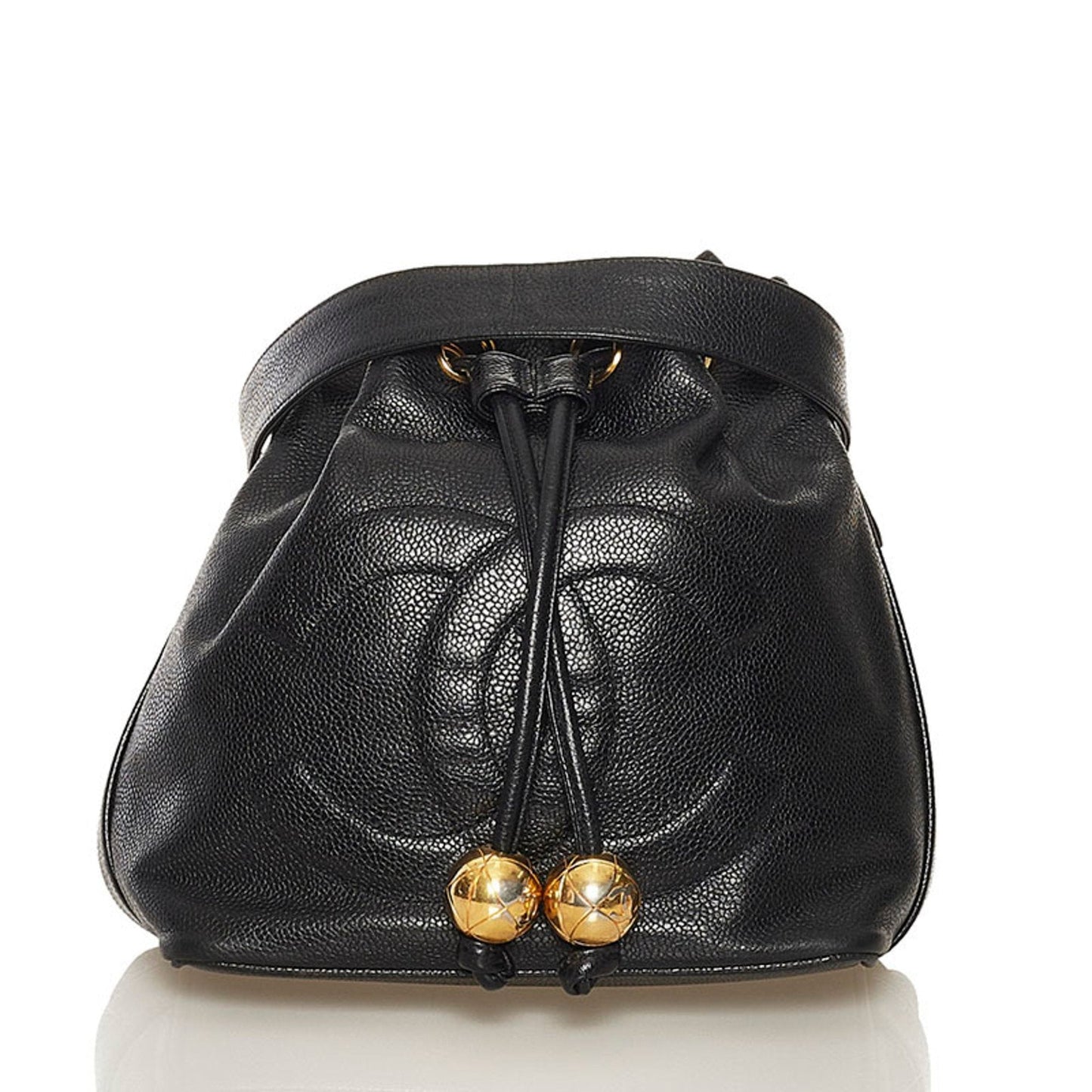 Chanel coco mark shoulder bag black caviar skin ladies CHANEL