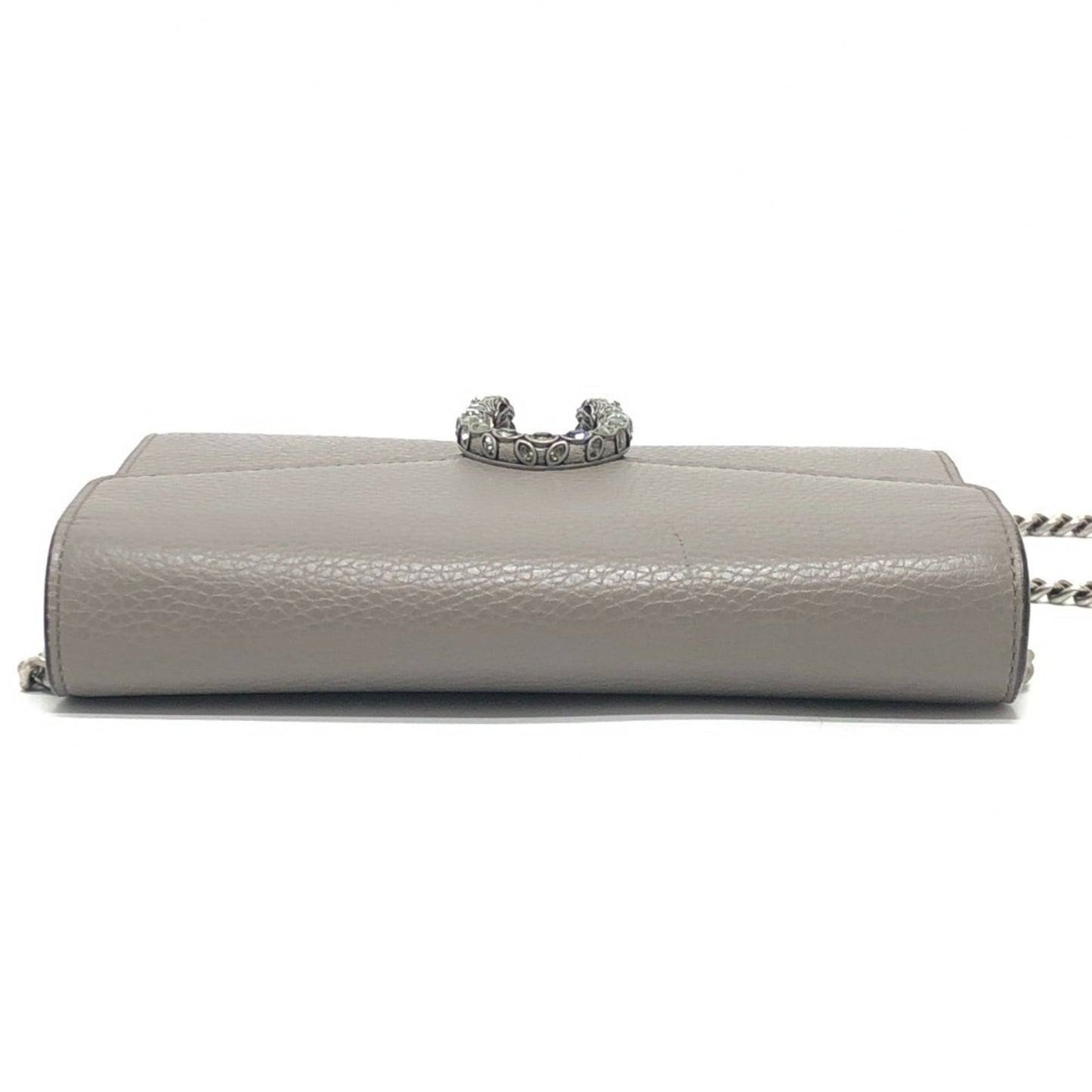 Gucci Gray Leather Shoulder Bag