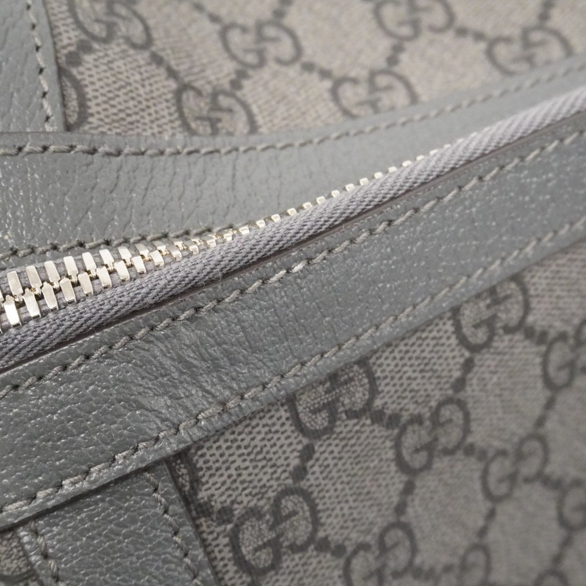 Gucci Gray Pvc Boston Bag