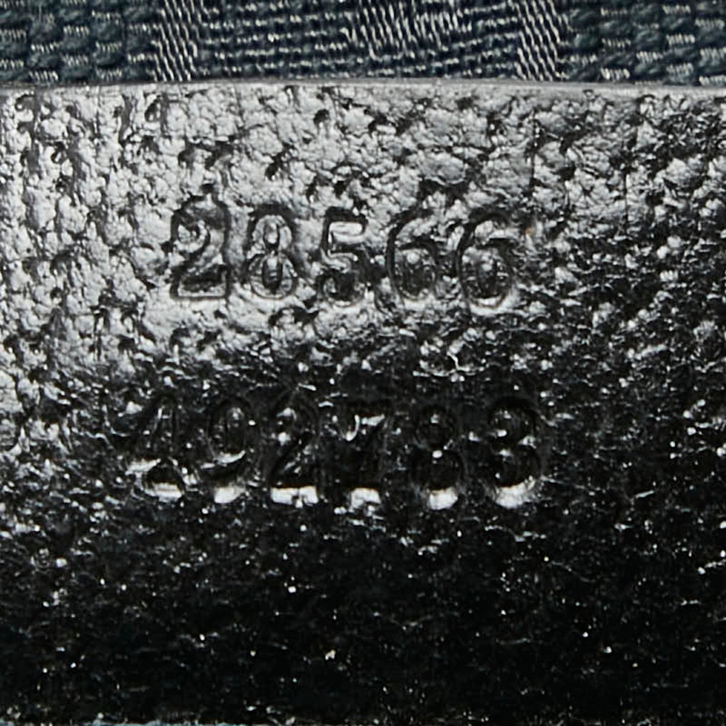 Gucci Black Canvas Leather Fanny Pack Shoulder Bag