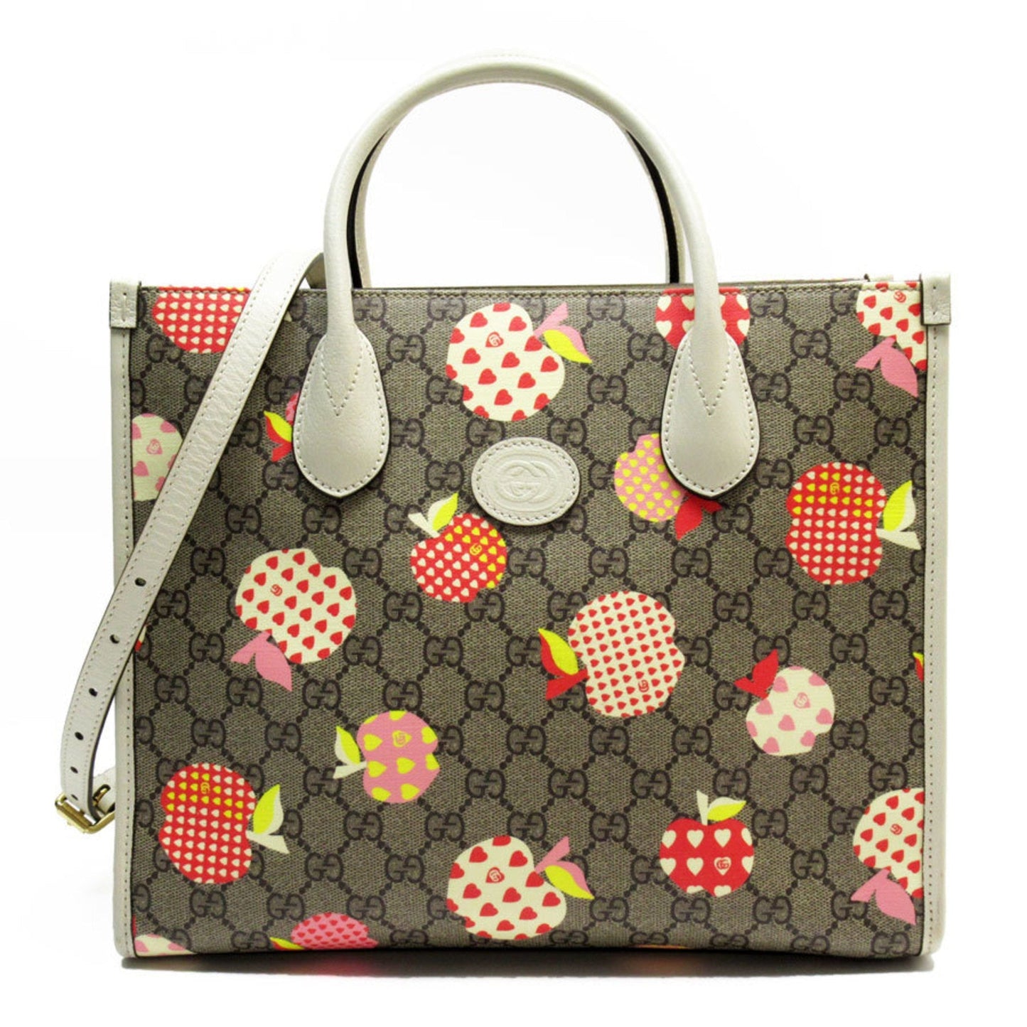 Gucci Brown Ivory Gg Supreme Handbag Shoulder Bag