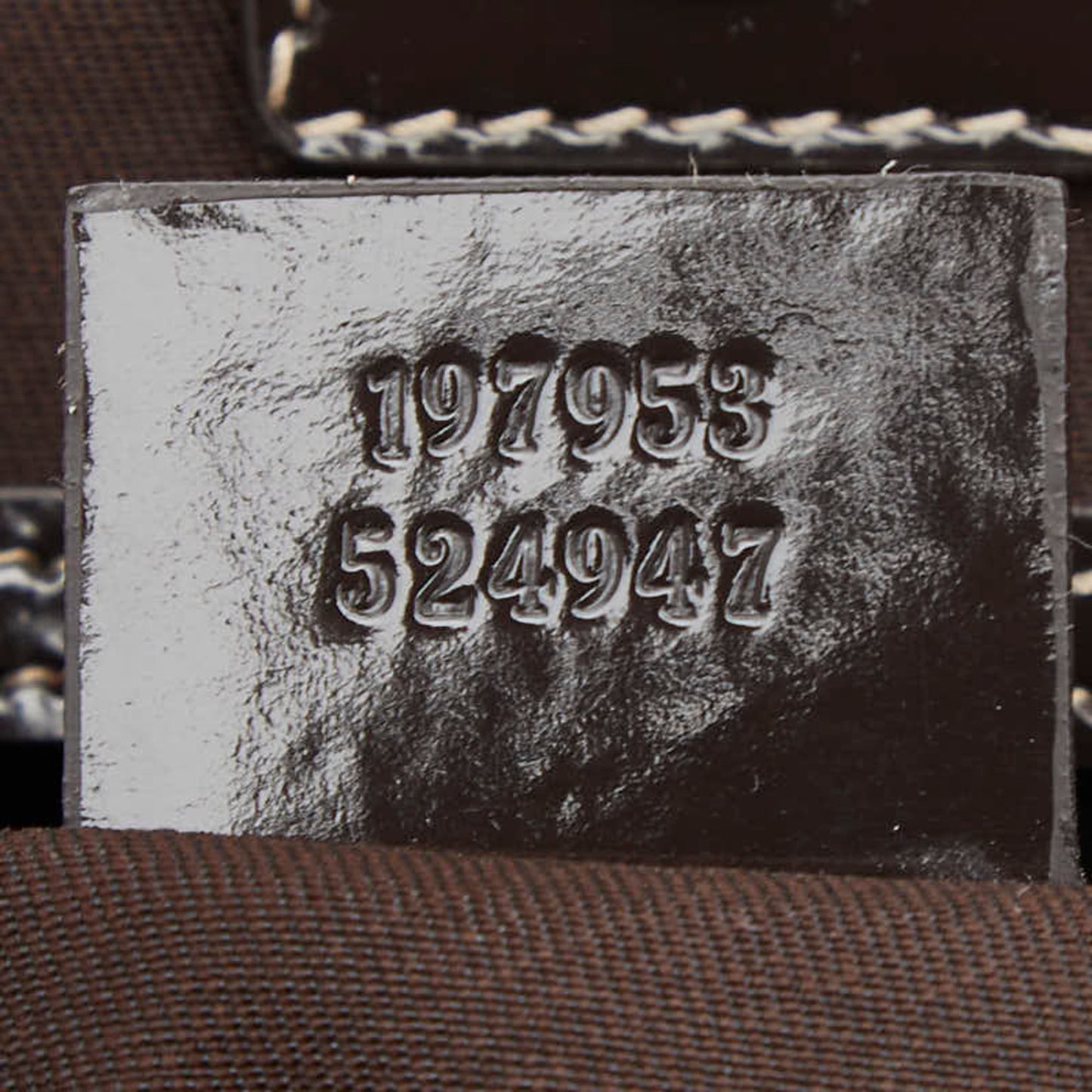 Gucci Beige Brown Pvc Leather Handbag Tote Bag