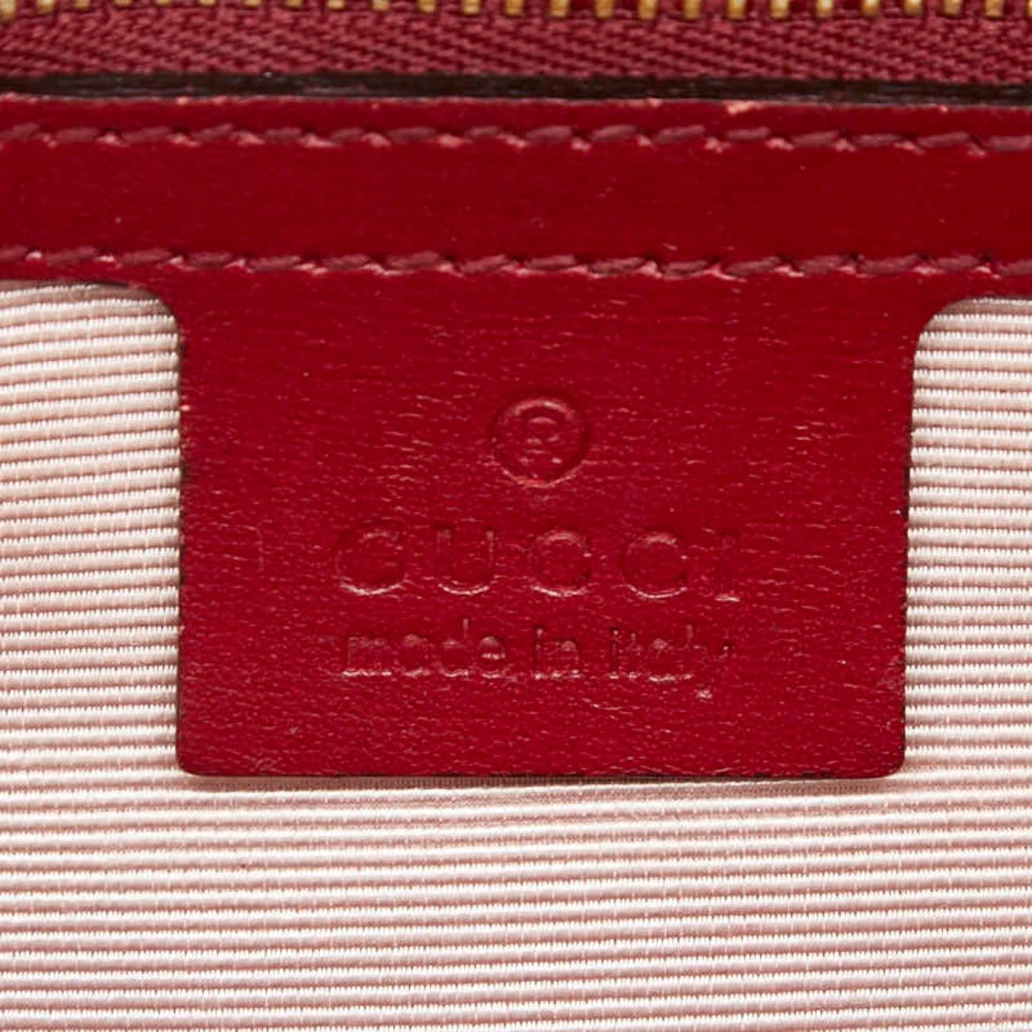 Gucci Black Red Color Leather Shoulder Bag