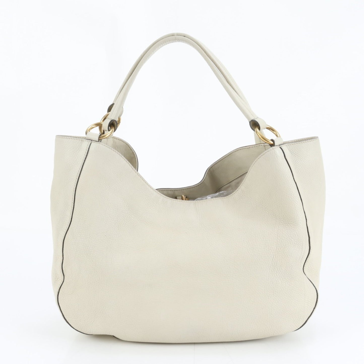 Gucci Ivory Leather Tote Bag