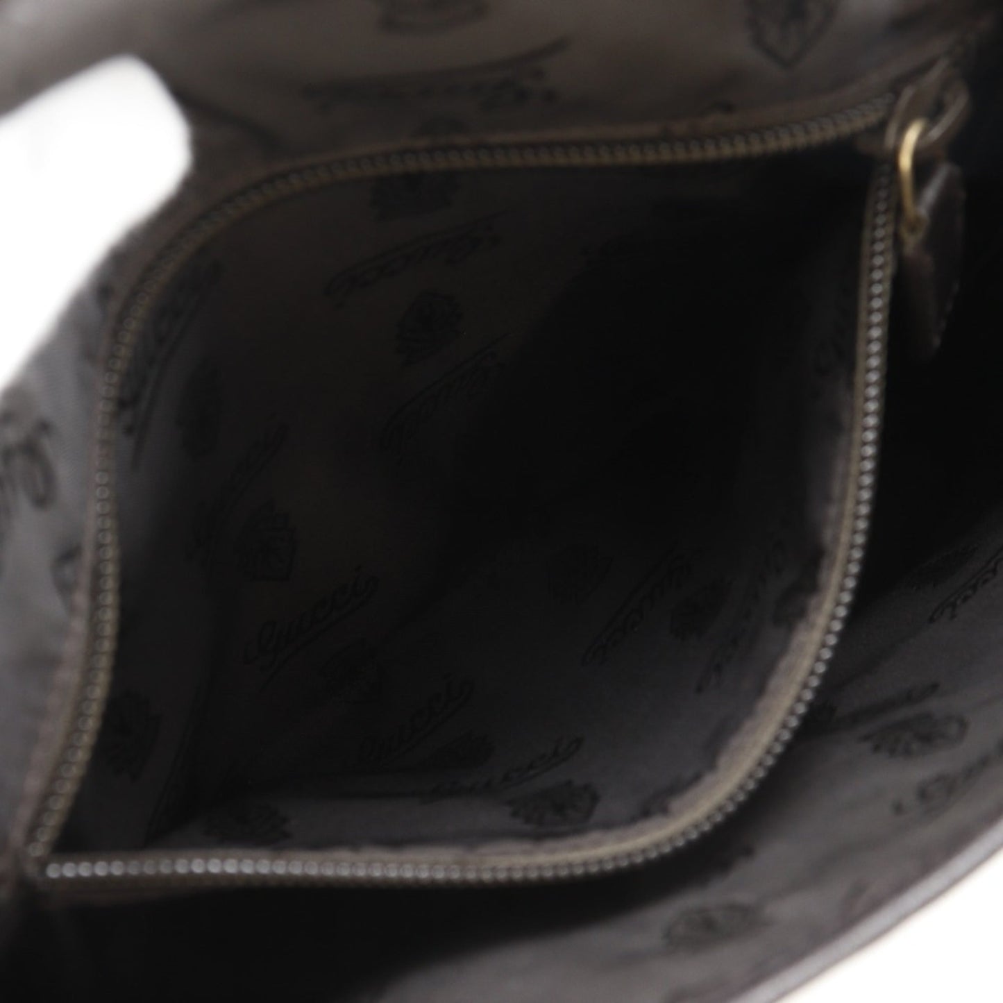 Gucci Brown Leather Shoulder Bag