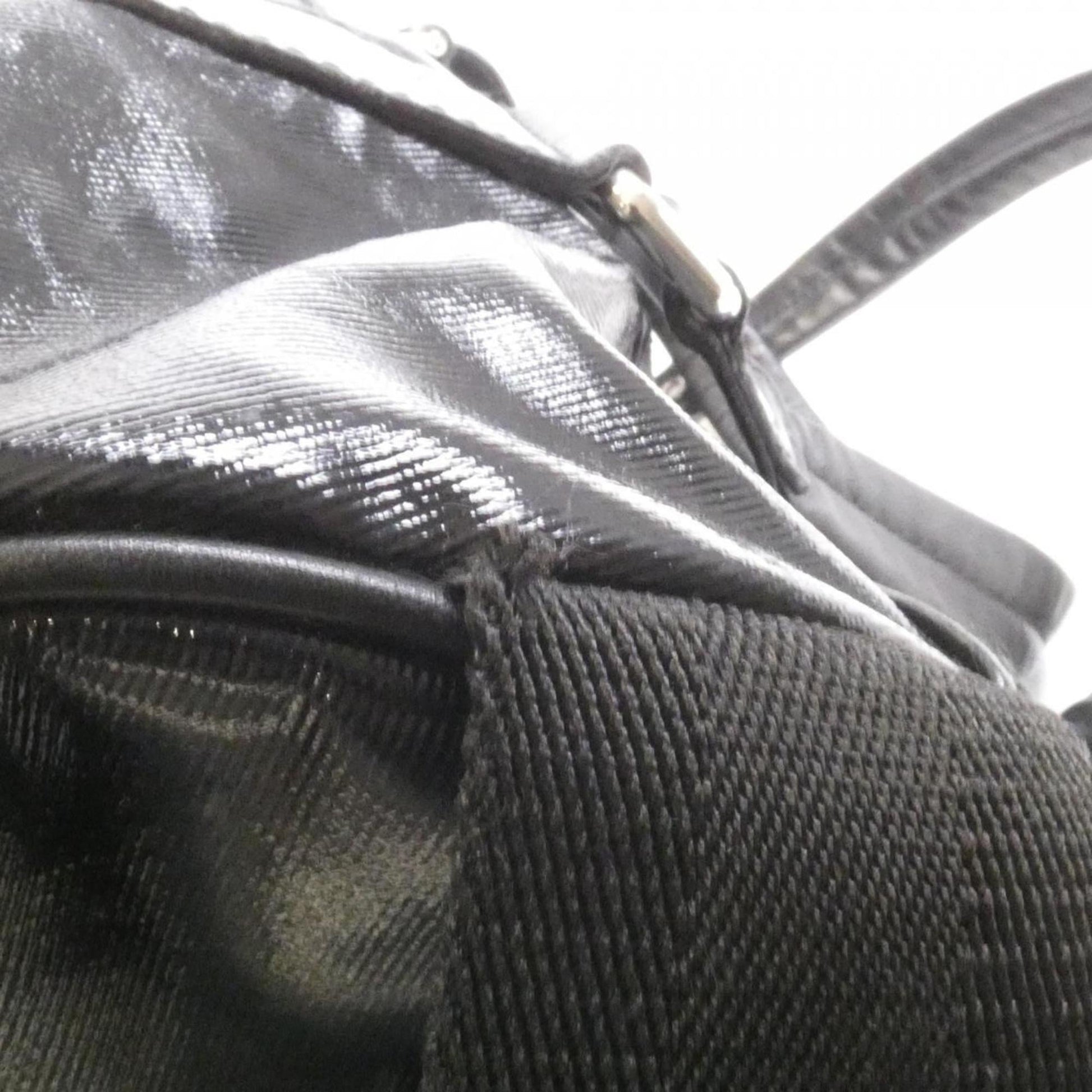 Gucci Black Pvc Boston Bag