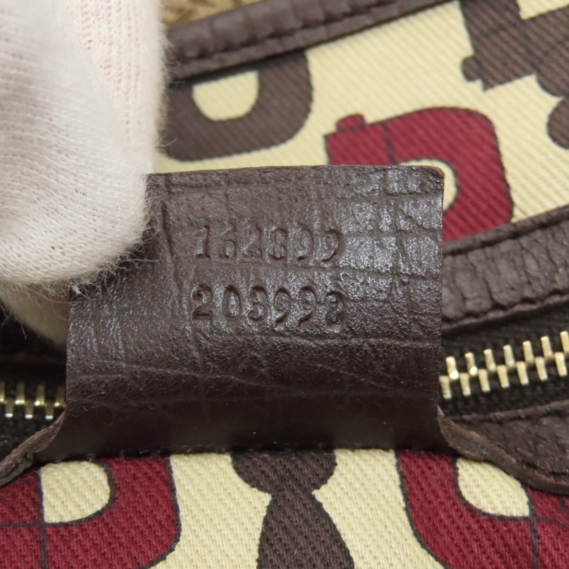 Gucci Brown Canvas Tote Bag