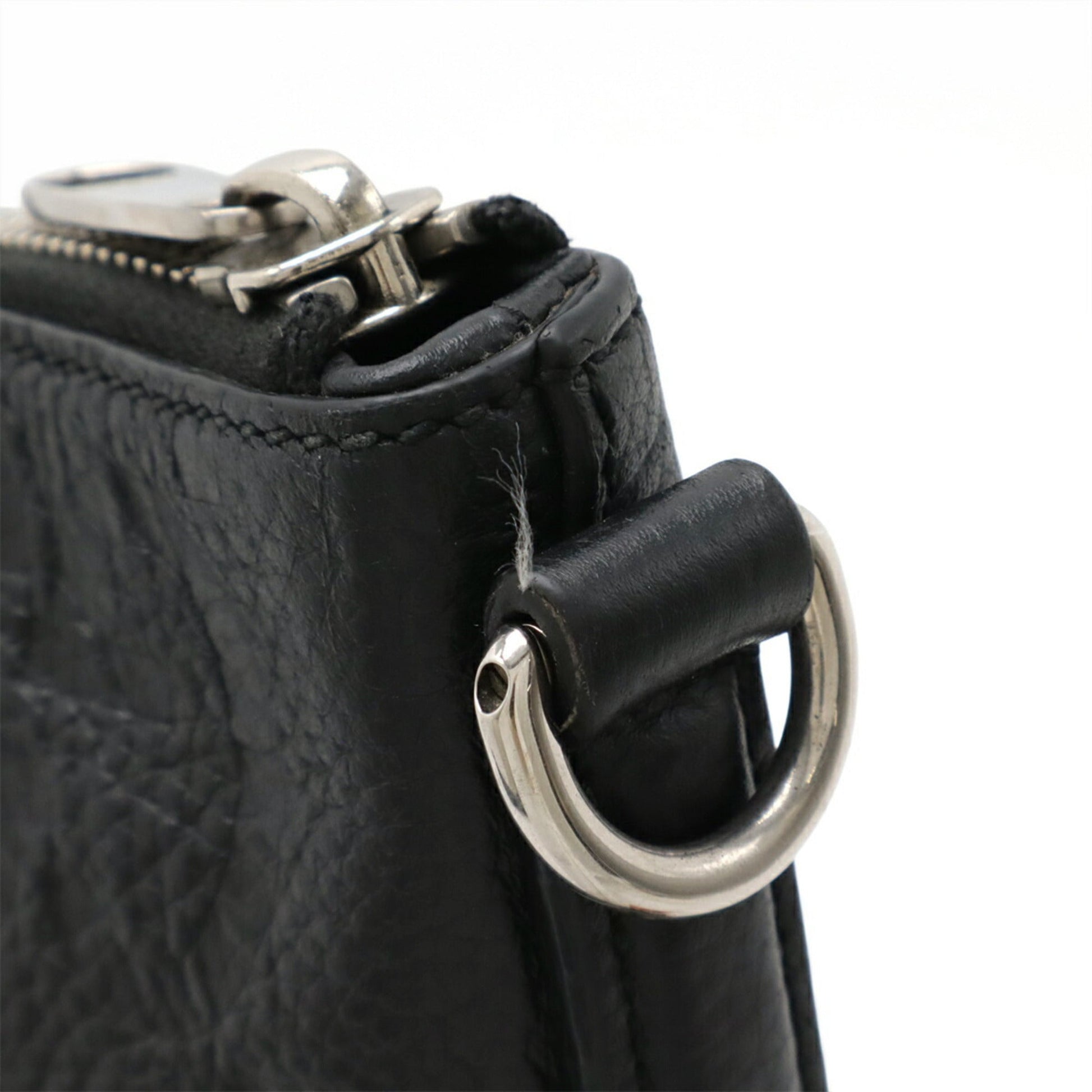Gucci Black Leather Clutch Bag Shoulder Bag