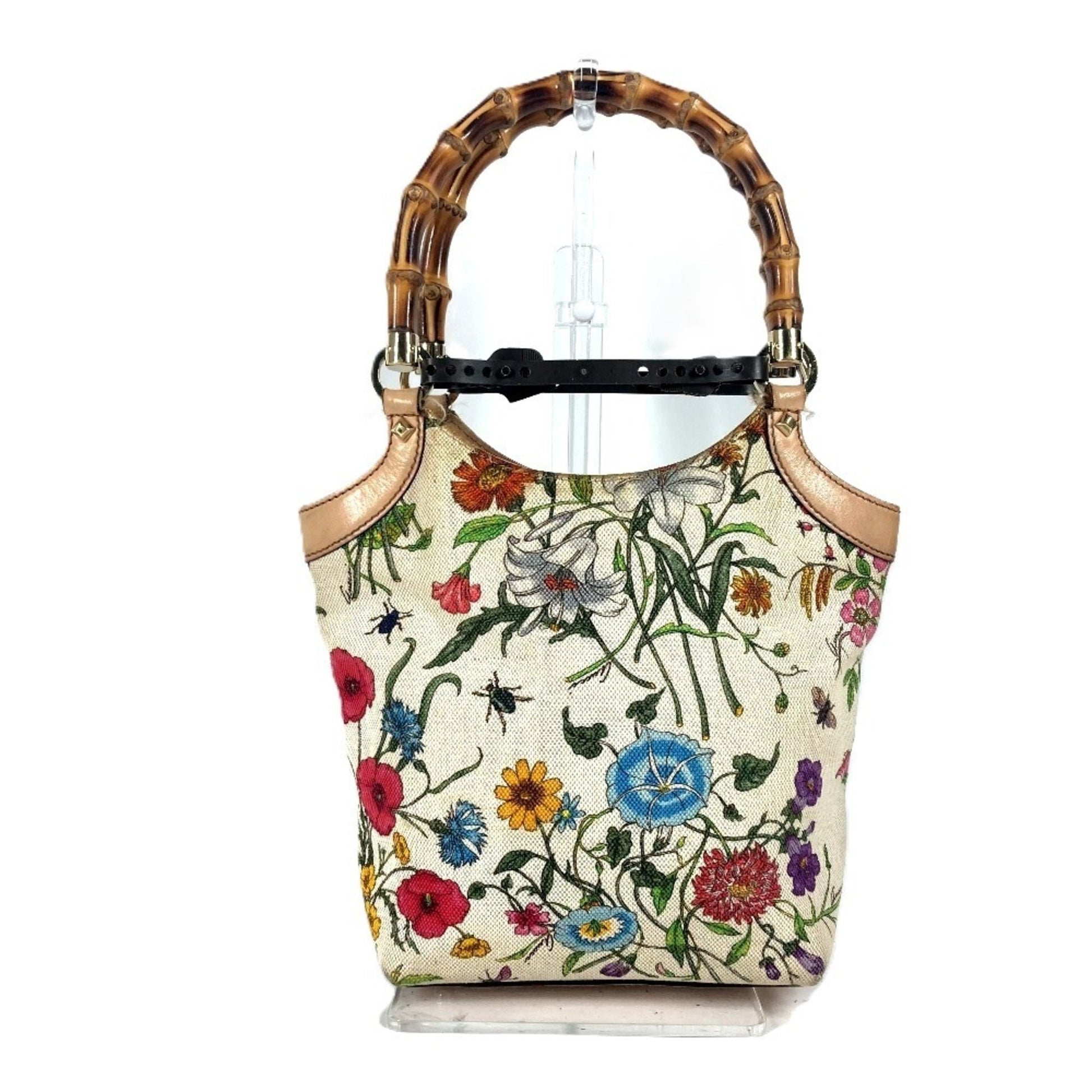 Gucci Multi-Color Canvas Handbag Tote Bag