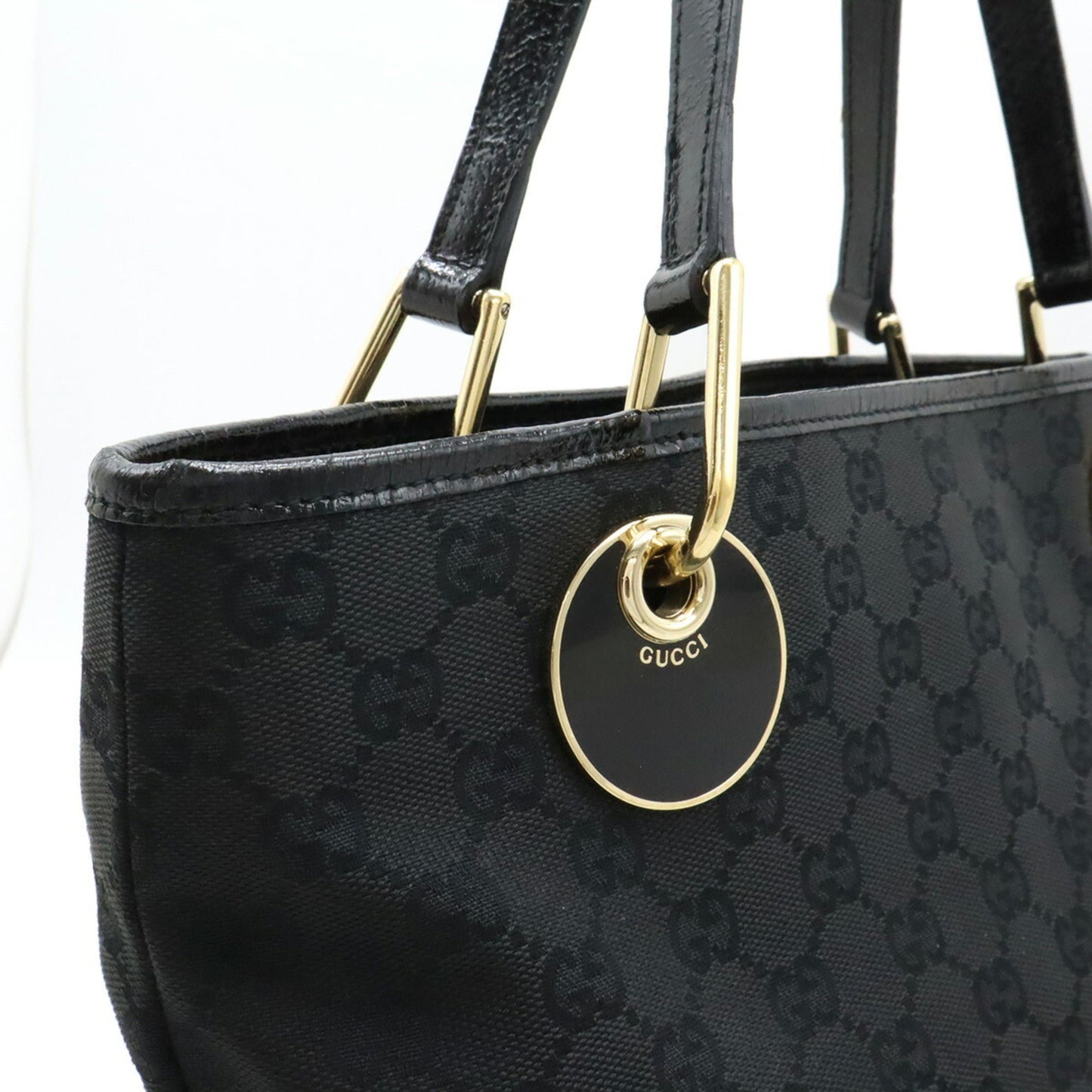 Gucci Gg Canvas Black White Gg Canvas Shoulder Bag Tote Bag