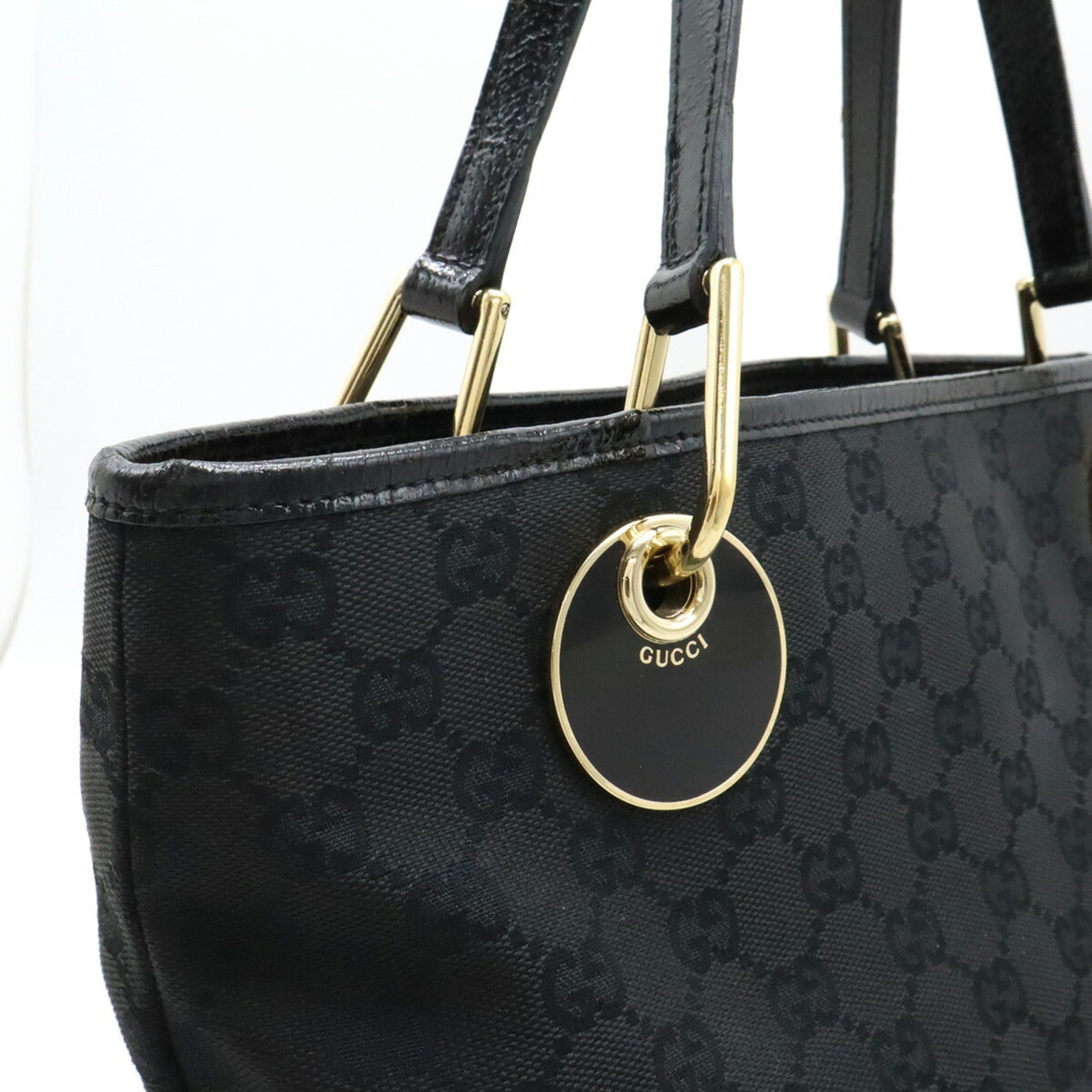 Gucci Gg Canvas Black White Gg Canvas Shoulder Bag Tote Bag