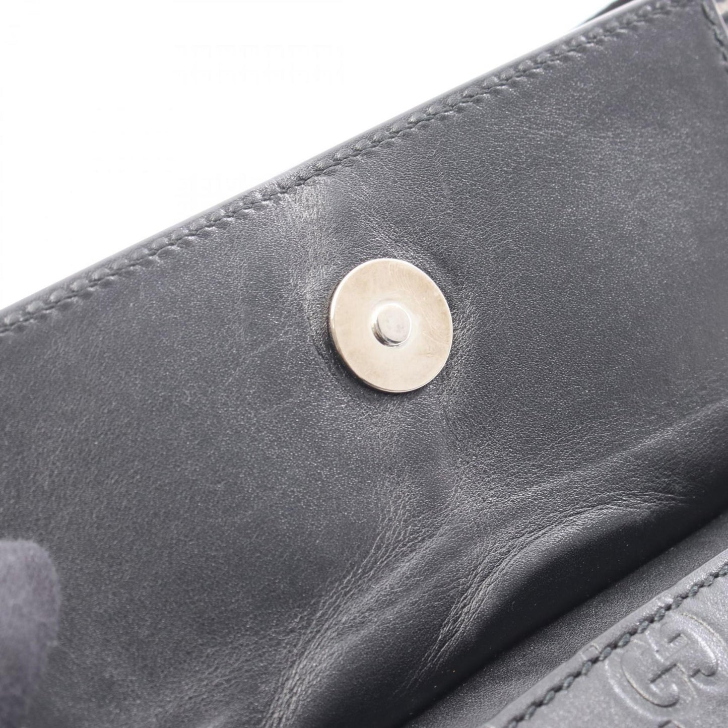 Gucci Black Leather Fanny Pack