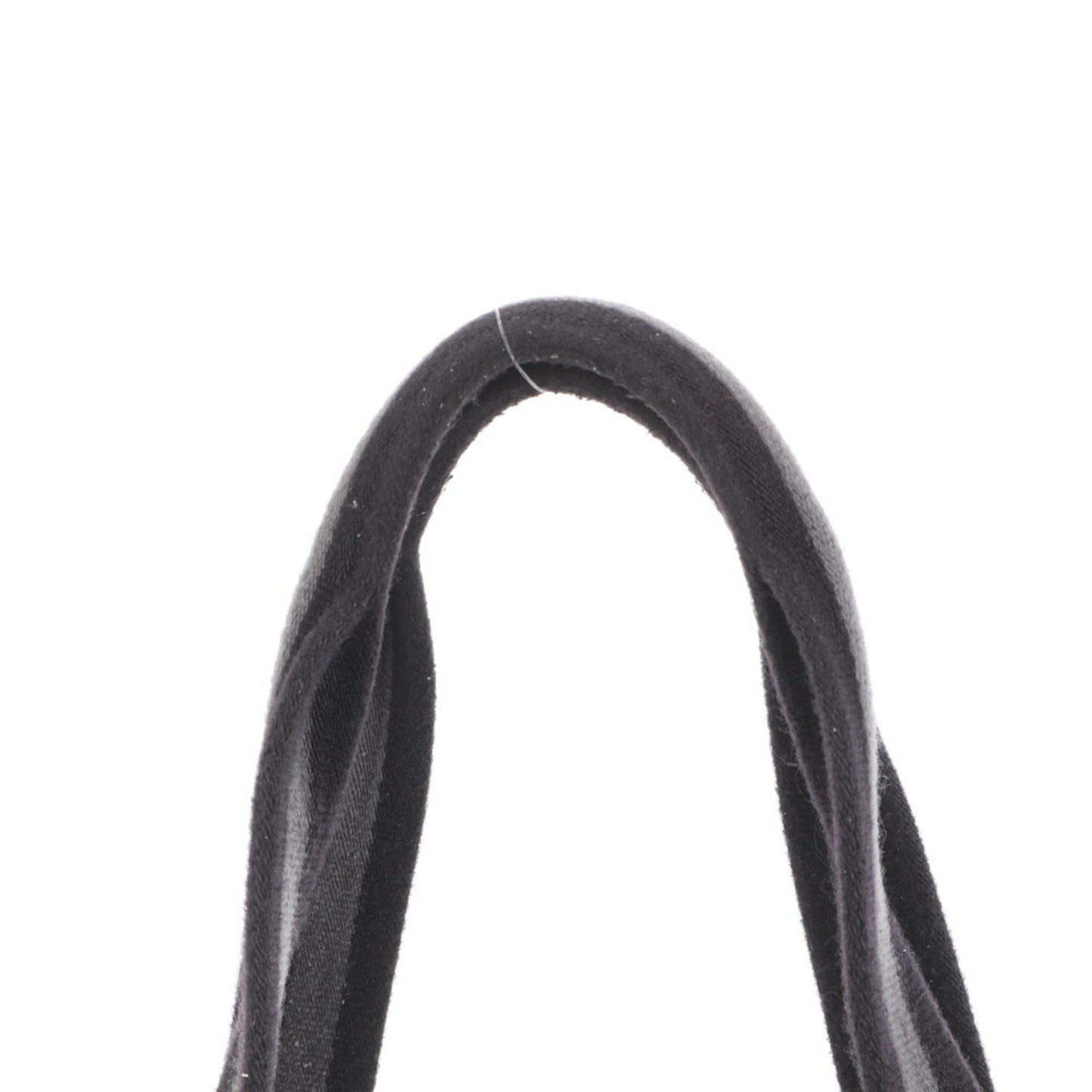 Gucci Black Nylon Leather Tote Bag