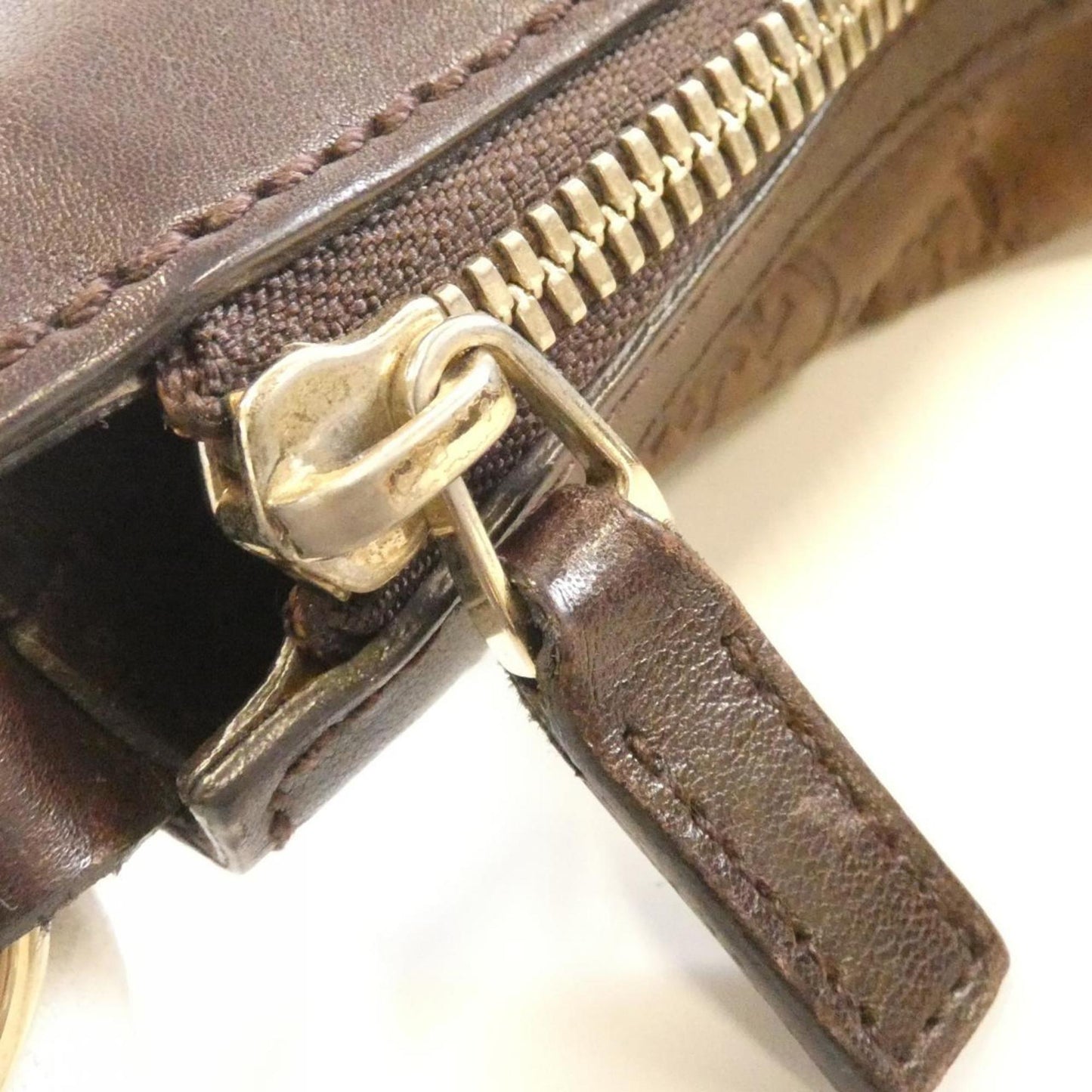 Gucci Brown Leather Shoulder Bag
