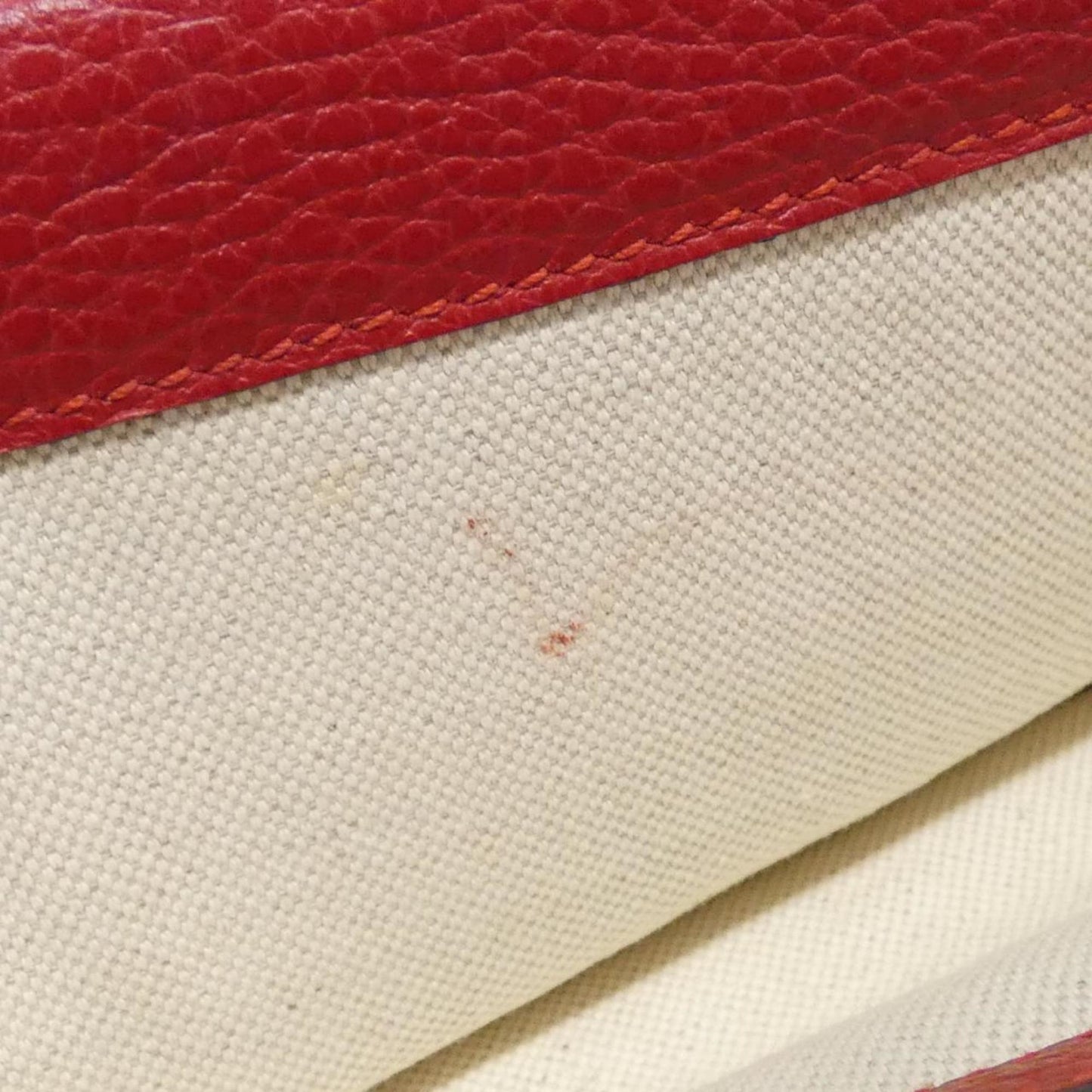 Gucci Red Color Leather Shoulder Bag