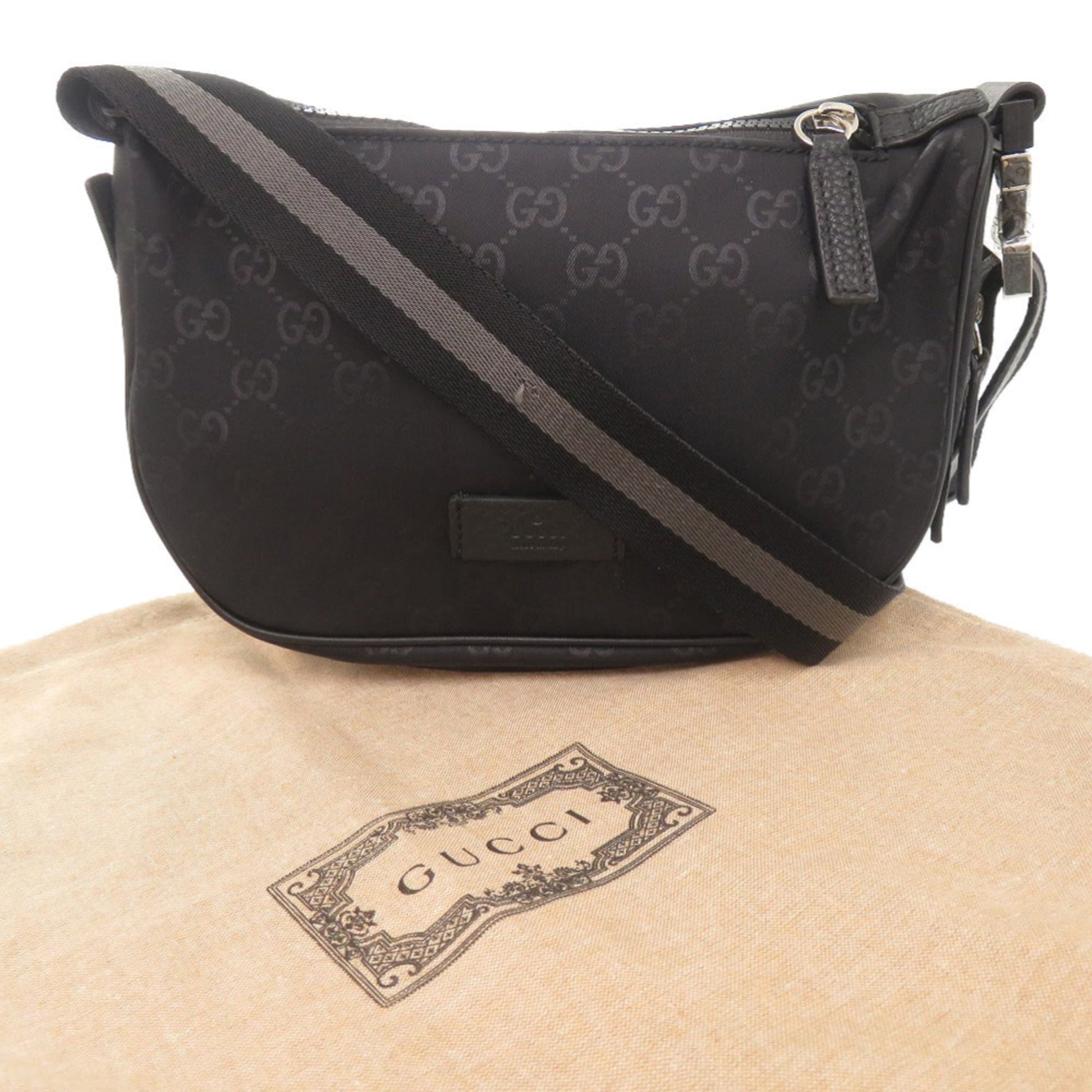 Gucci Black Nylon Shoulder Bag
