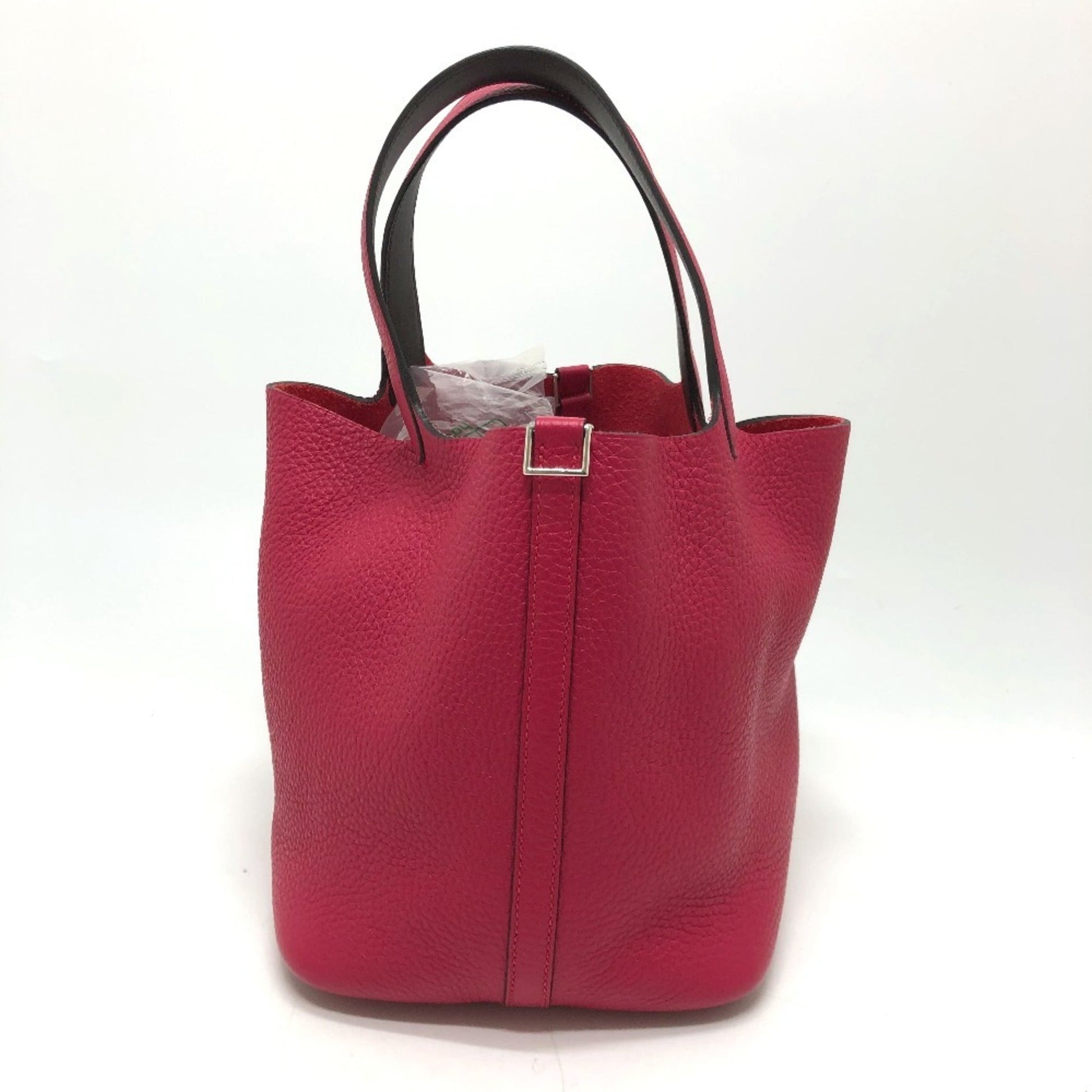 Hermes Togo Handbag Tote Bag Leather Pink