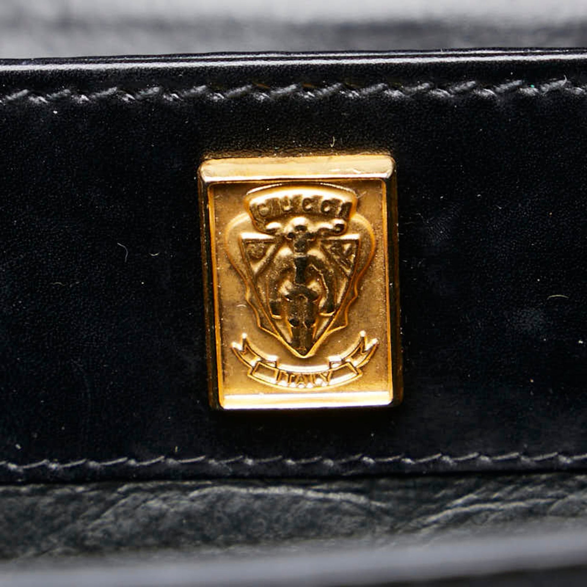 Gucci Black Leather Shoulder Bag