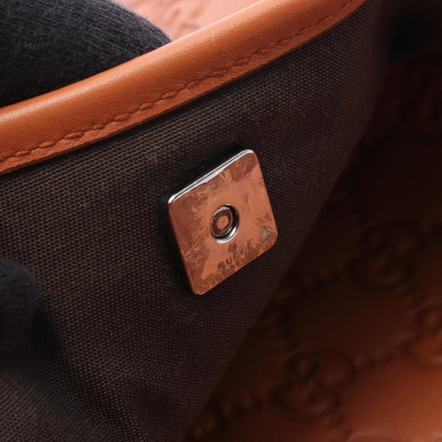 Gucci Brown Leather Shoulder Bag