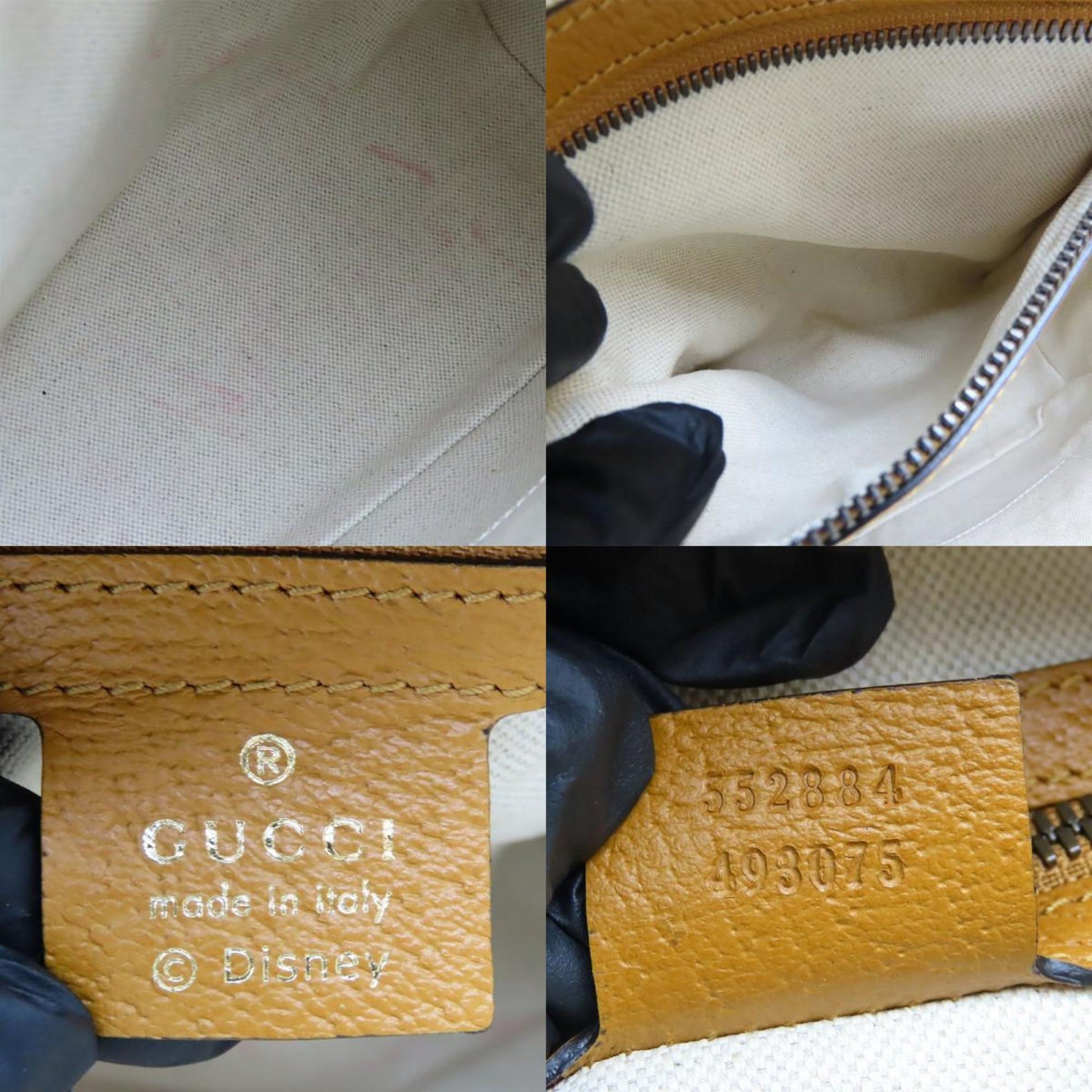 Gucci Brown Camel Gg Supreme Backpack