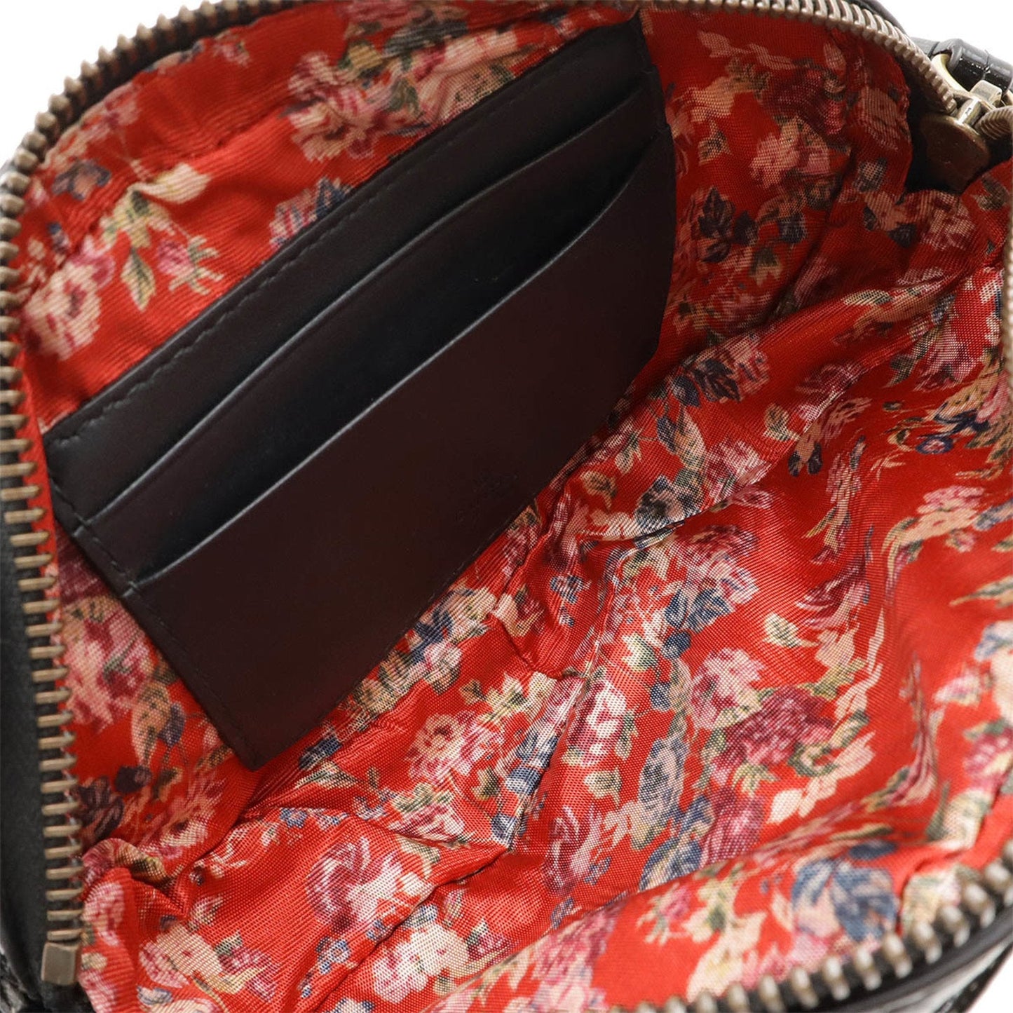 Gucci Black Yellow Patent Leather Rubber Pochette Shoulder Bag