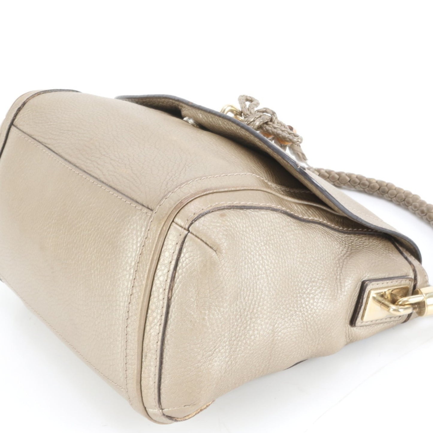 Gucci Gold Leather Shoulder Bag