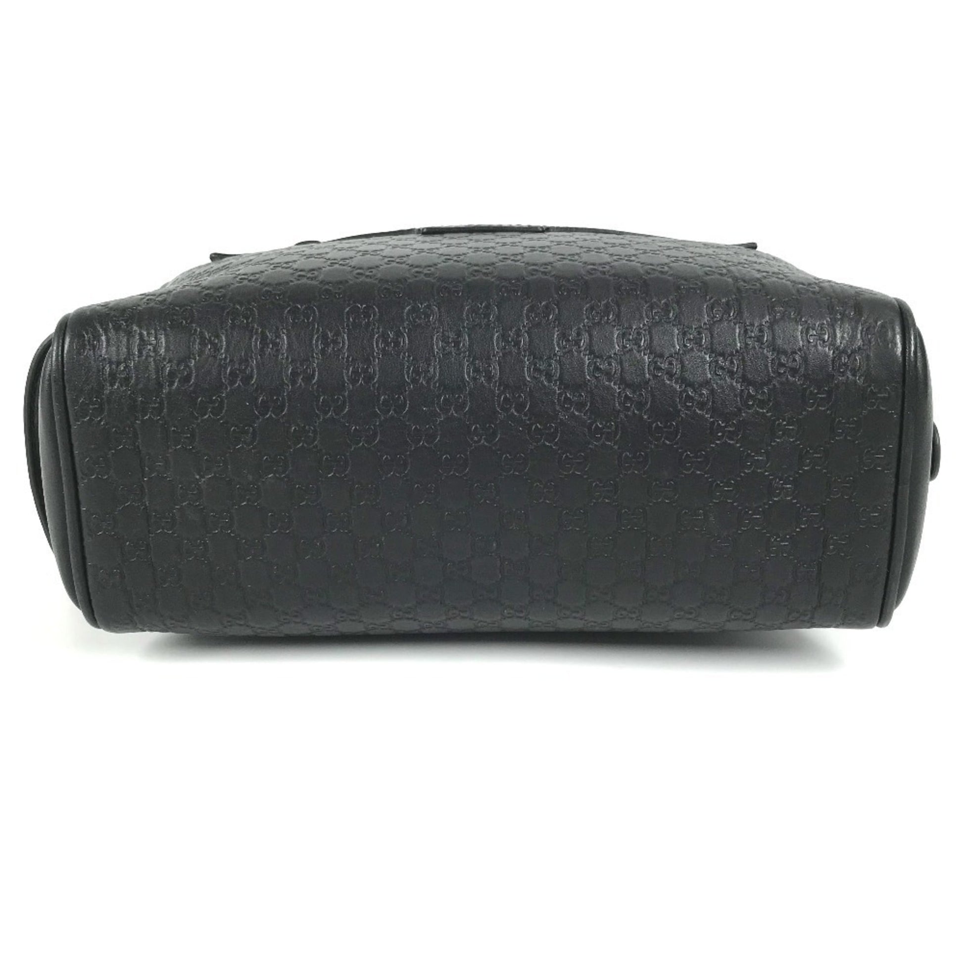 Gucci Guccissima Black Gg Leather Clutch Bag