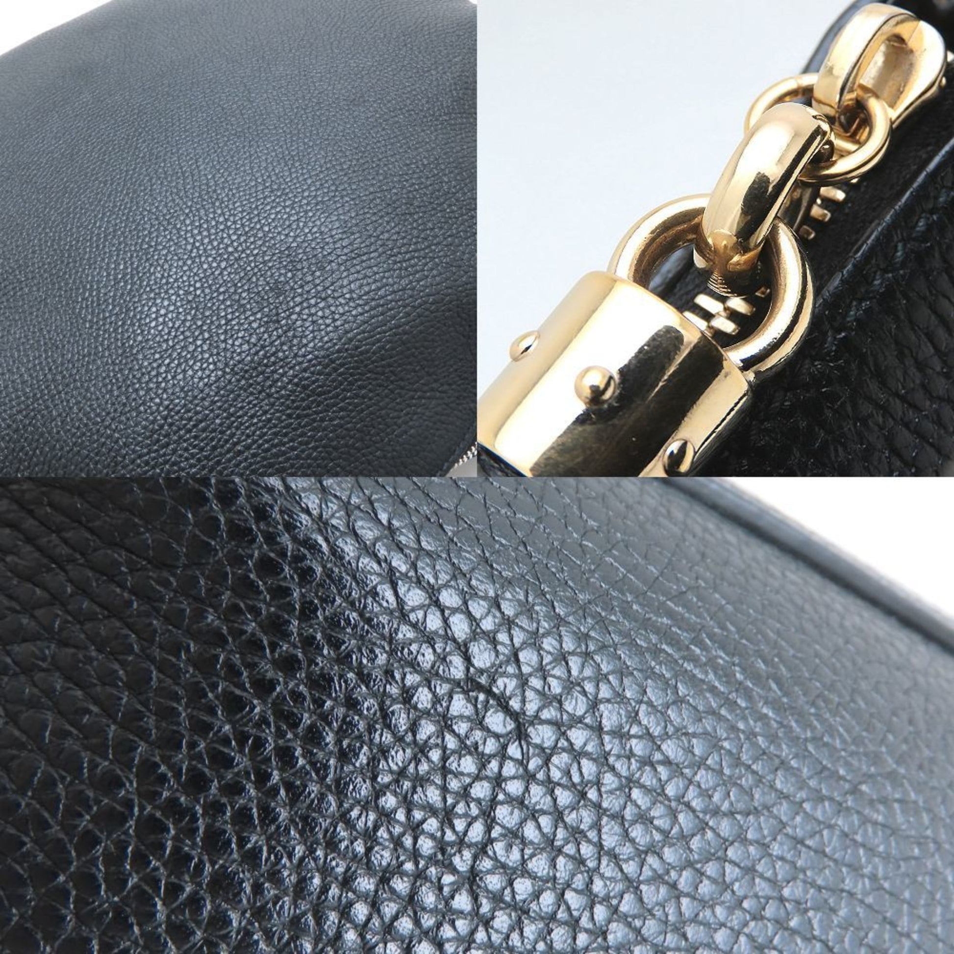 Gucci Soho Black Leather Shoulder Bag