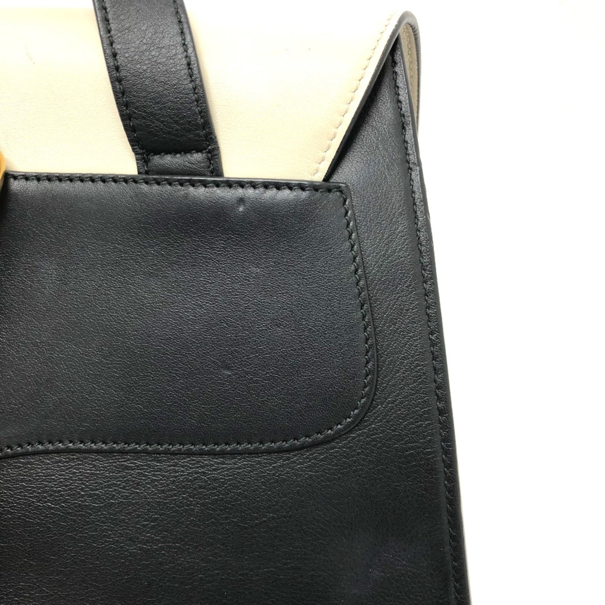 Gucci Black Leather Backpack