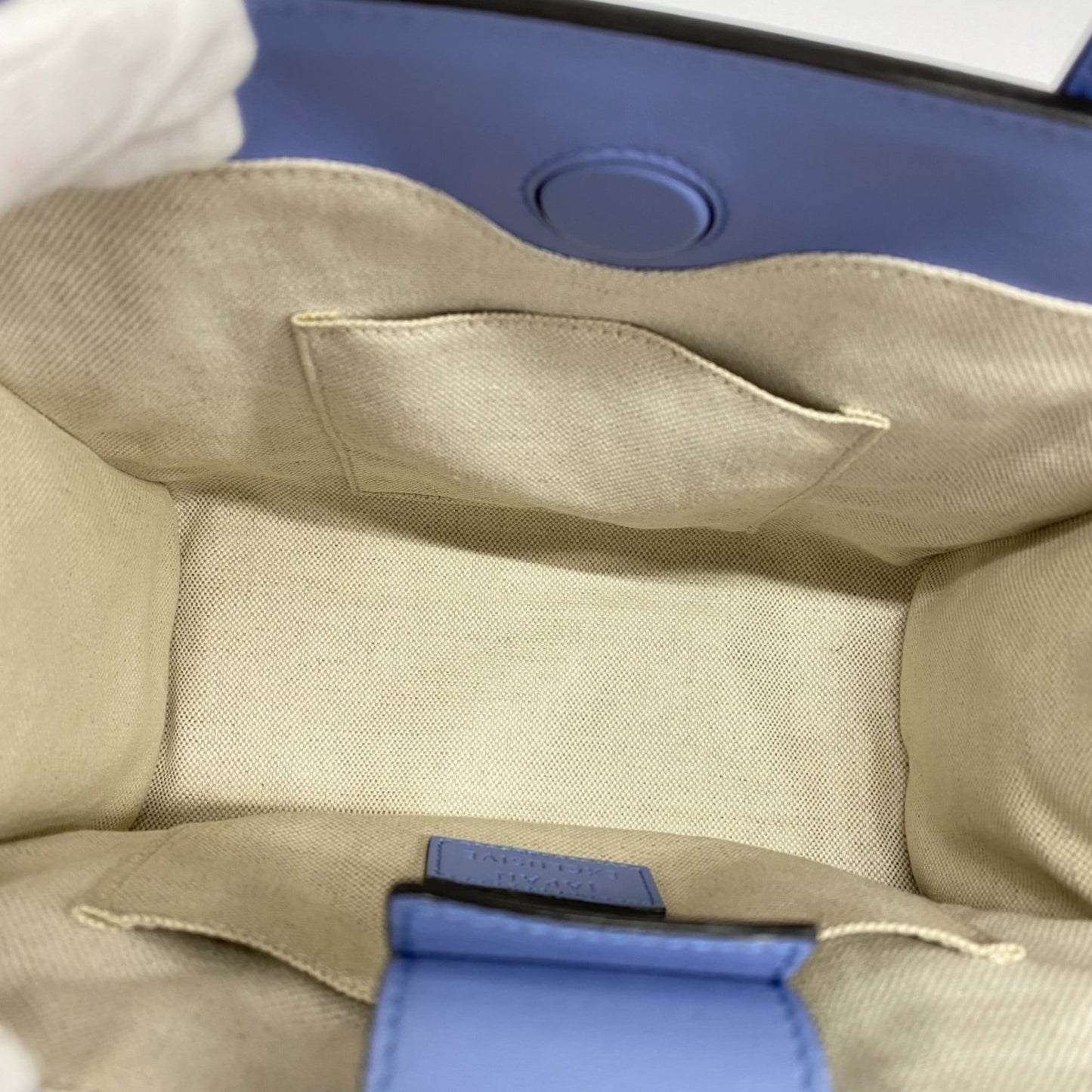 Gucci Blue Leather Handbag