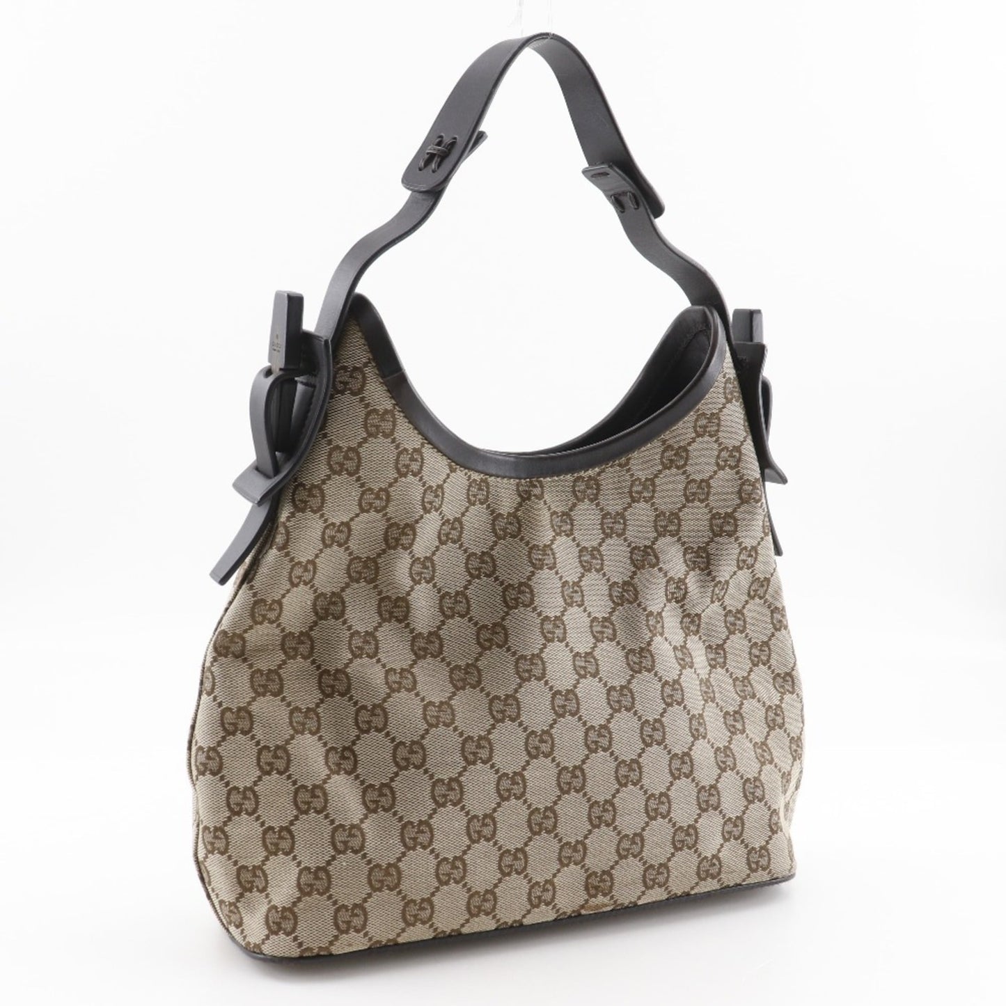 Gucci Brown Gg Canvas Shoulder Bag