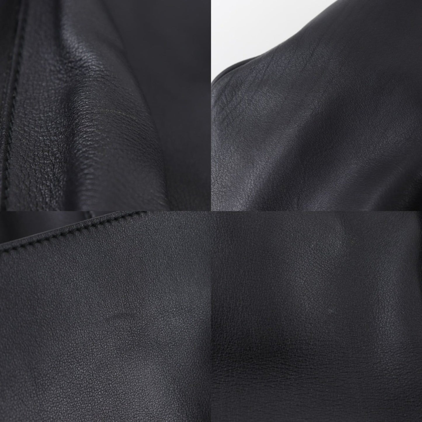 Gucci Black Leather Boston Bag