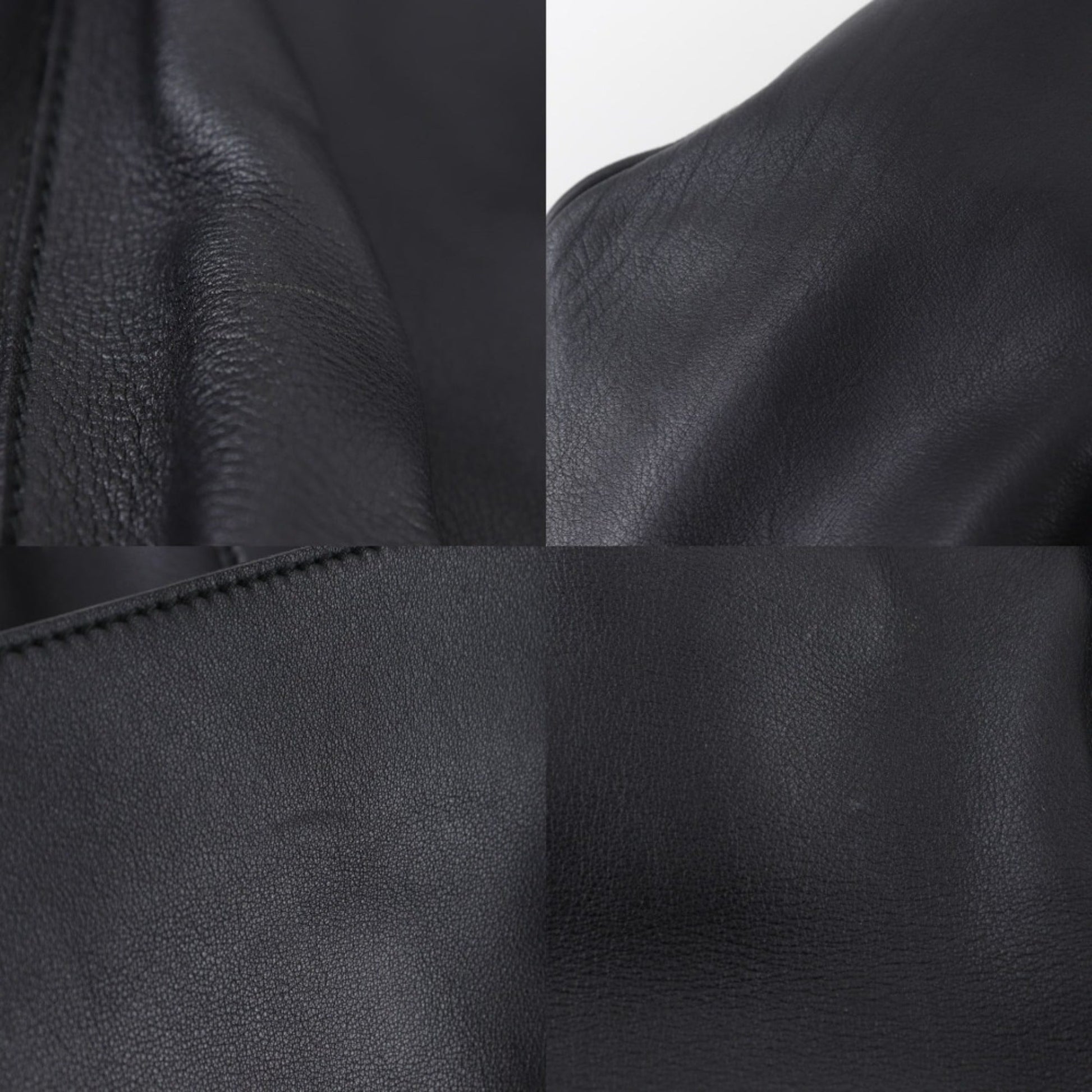 Gucci Black Leather Boston Bag
