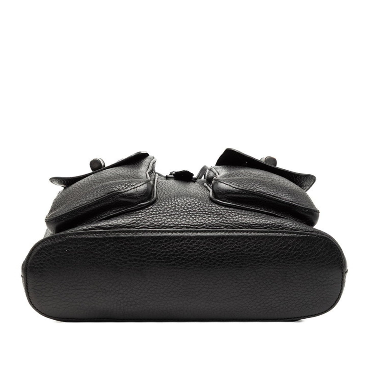 Gucci Black Leather Backpack