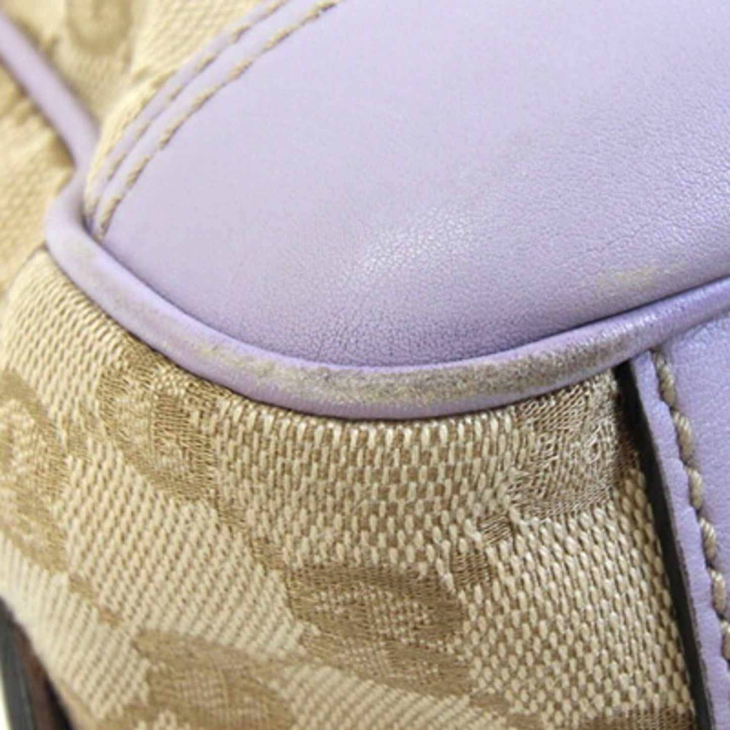 Gucci Beige Canvas Handbag