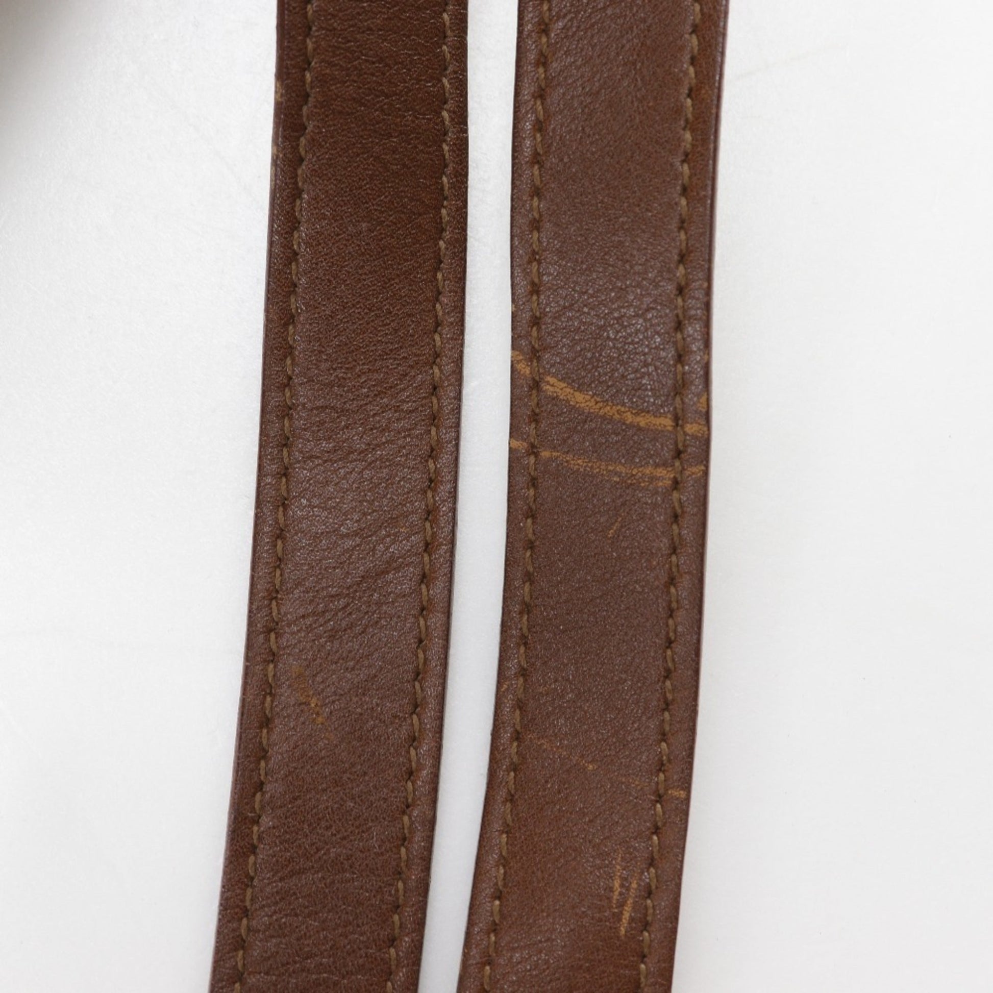 Gucci Brown Leather Backpack