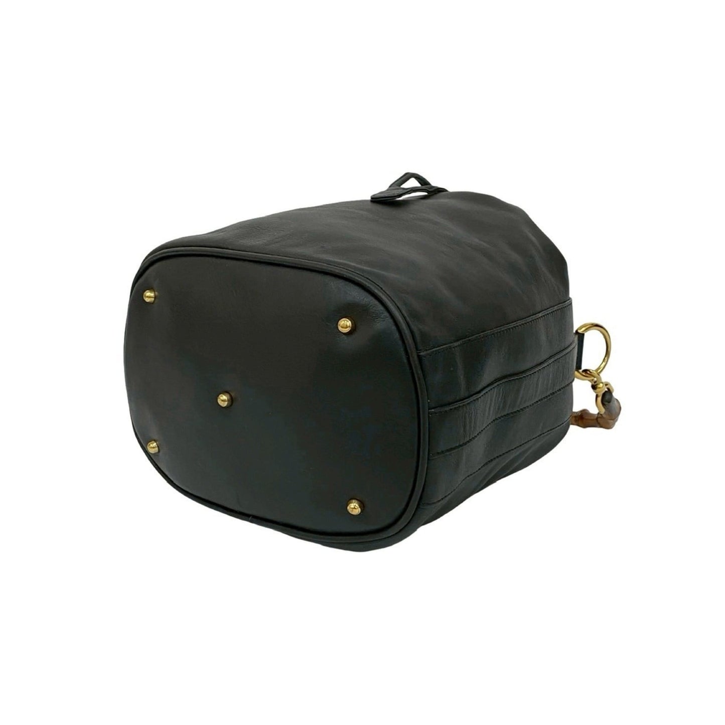 Gucci Black Leather Handbag Shoulder Bag