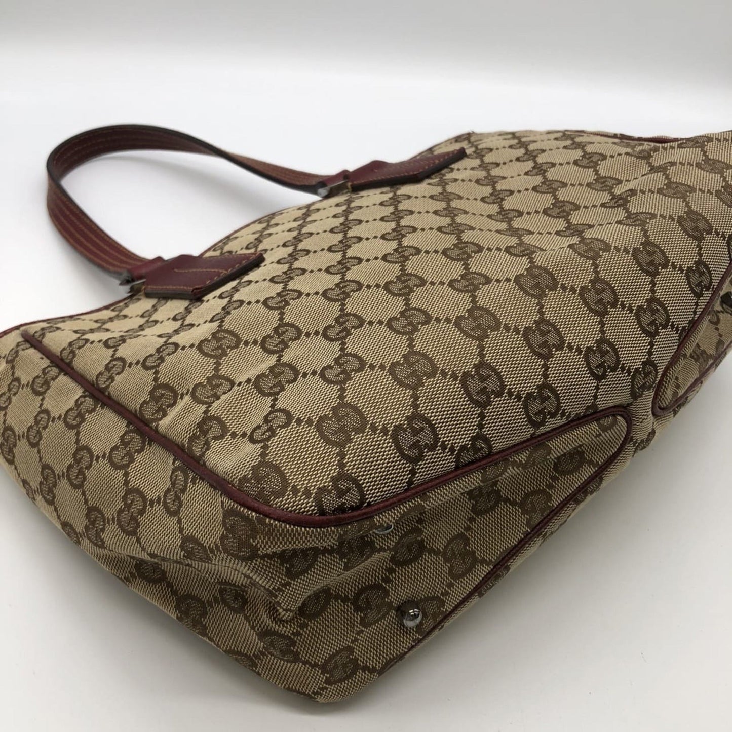 Gucci Gg Canvas Brown Gg Canvas Handbag Tote Bag