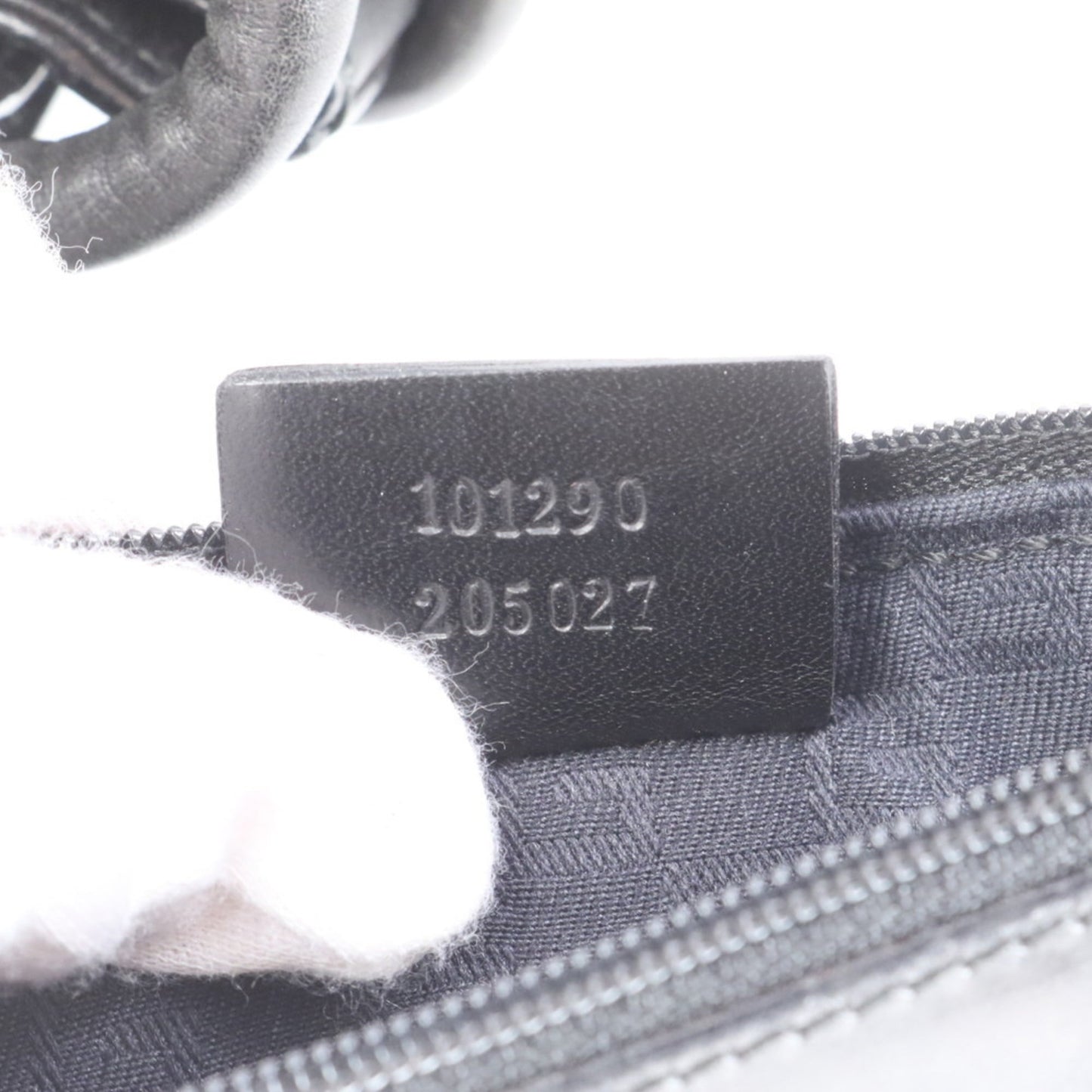 Gucci Black Leather Pouch Tote Bag