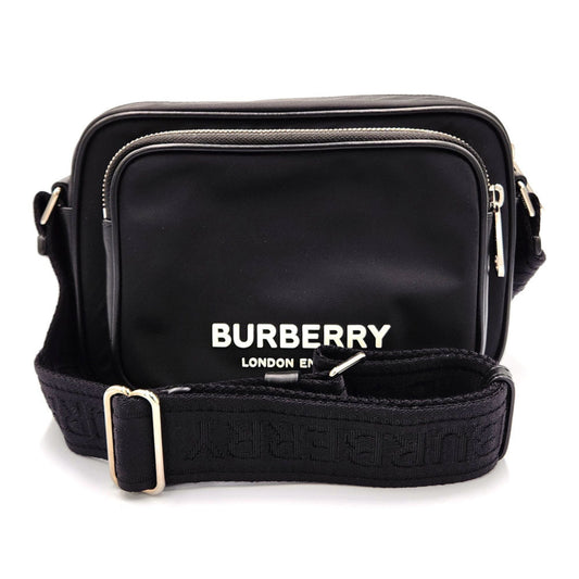 Burberry Shoulder Bag Nylon Black Nylon Shoulder Bag