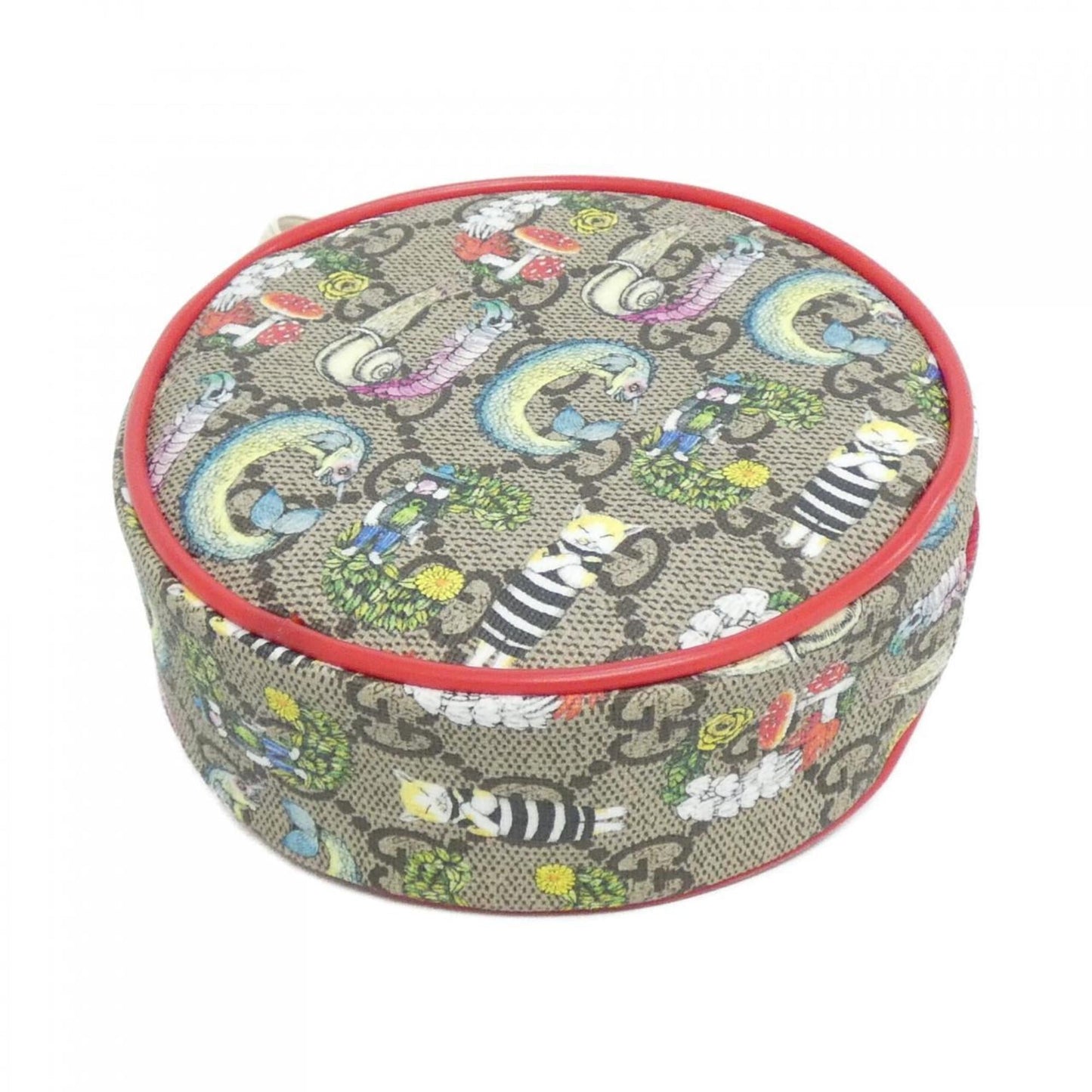 Gucci Beige Multi-Color Gg Supreme Fanny Pack
