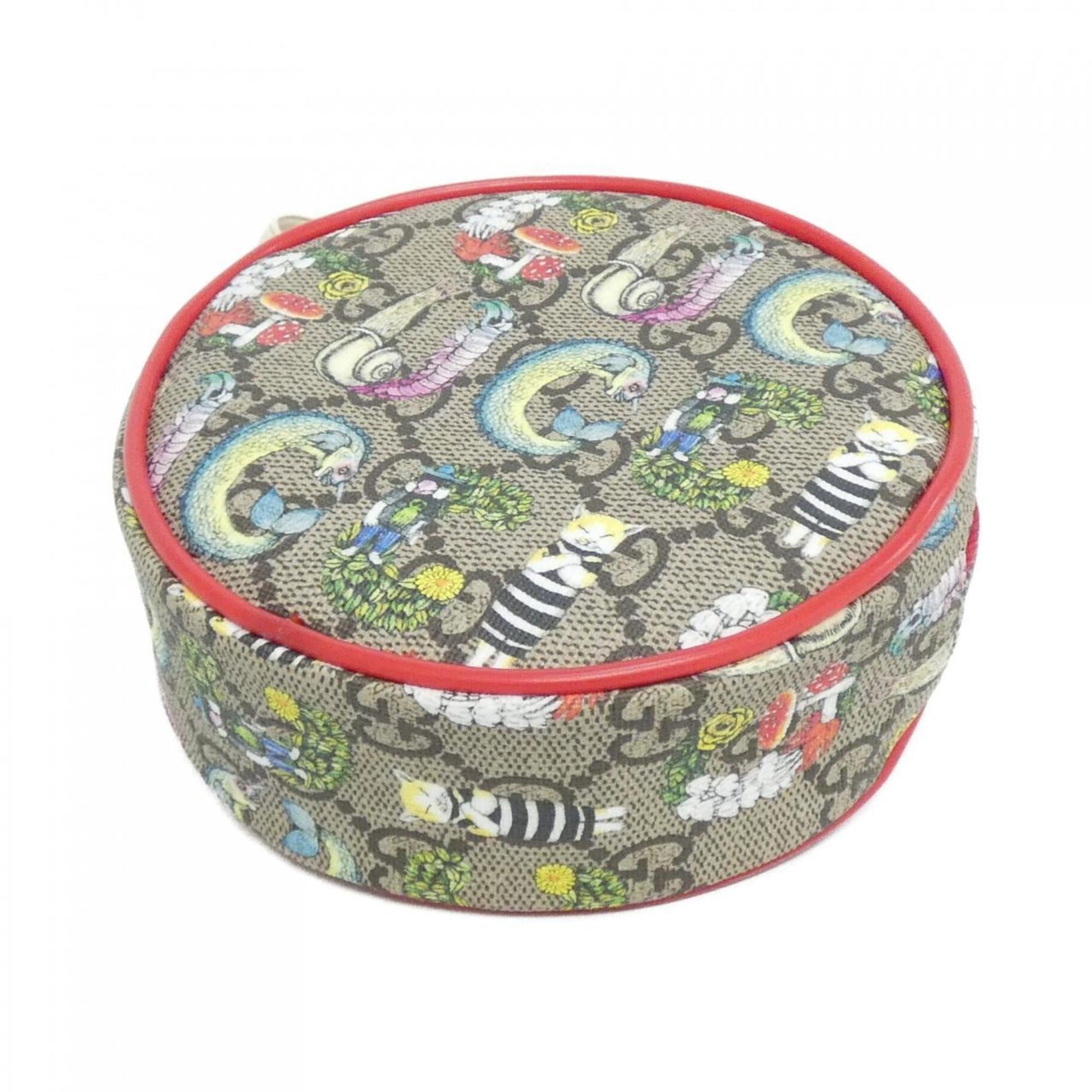 Gucci Beige Multi-Color Gg Supreme Fanny Pack