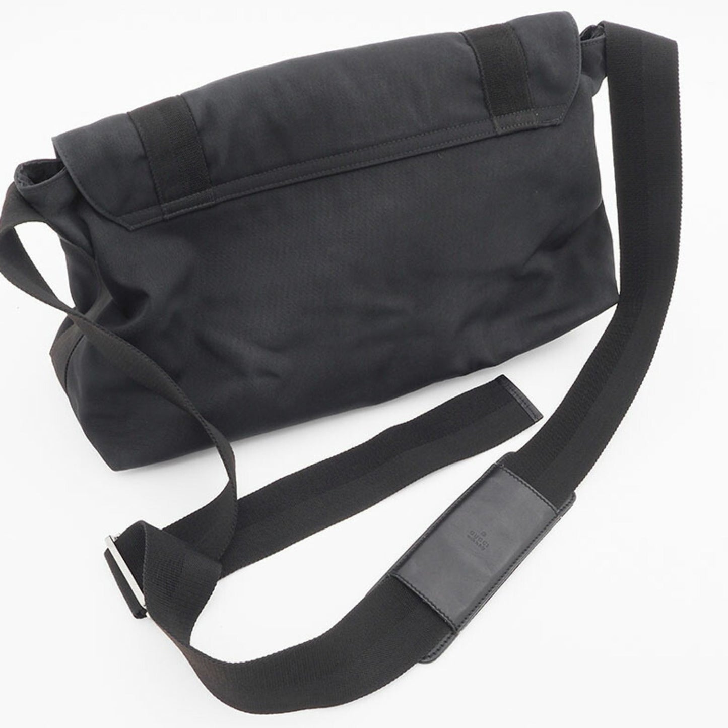 Gucci Black Nylon Messenger Bag Shoulder Bag