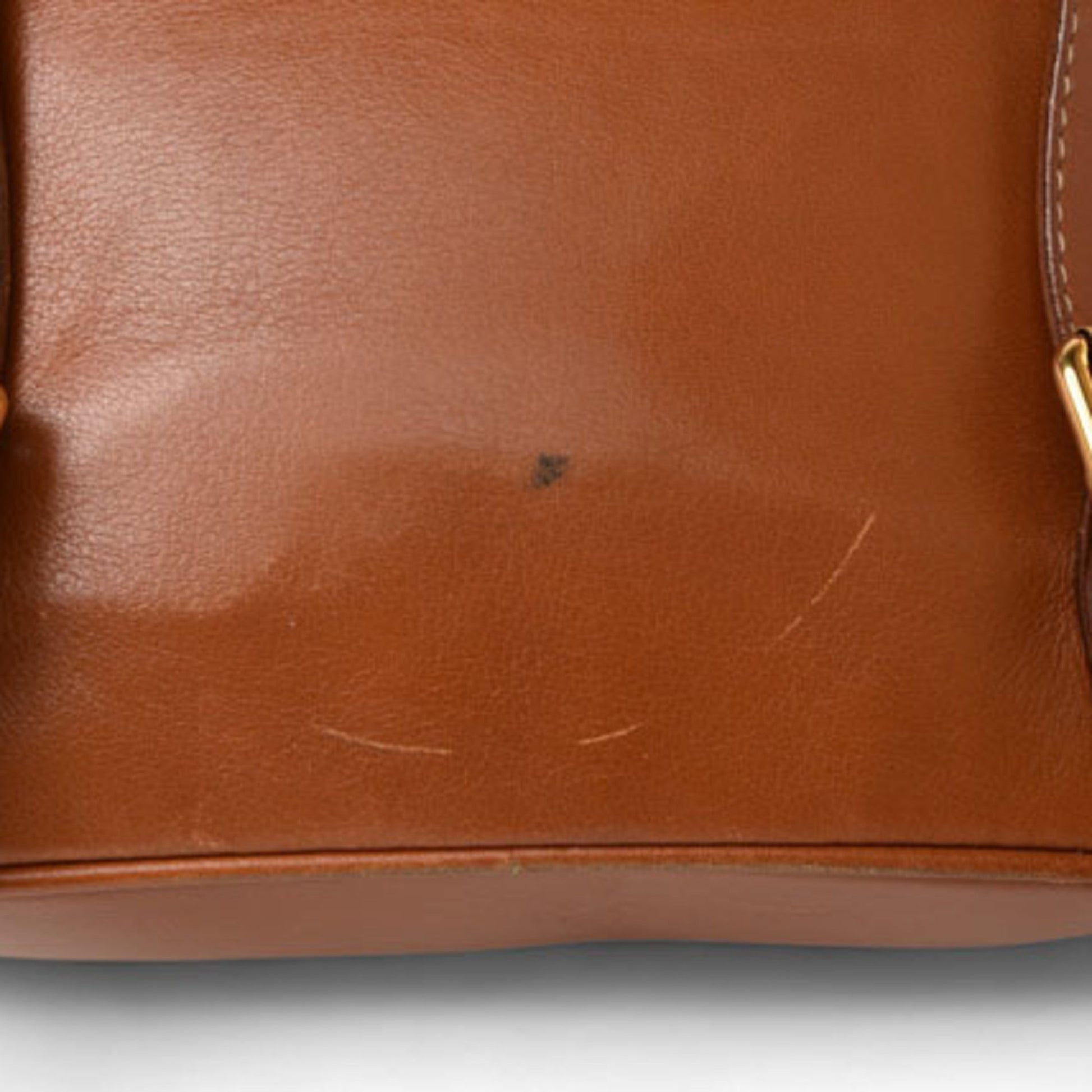 Gucci Brown Leather Backpack