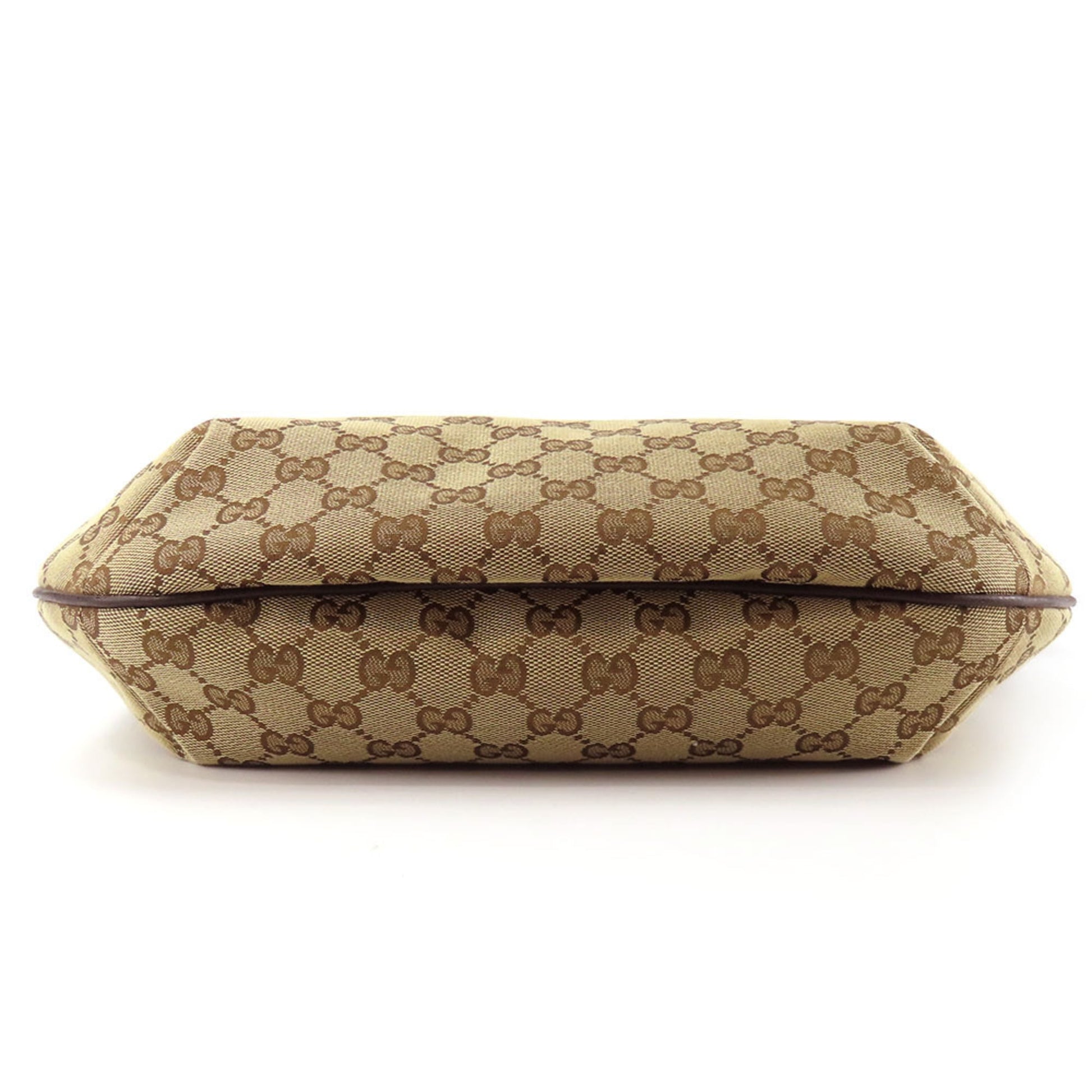 Gucci Gg Canvas Beige Brown Gg Canvas Shoulder Bag