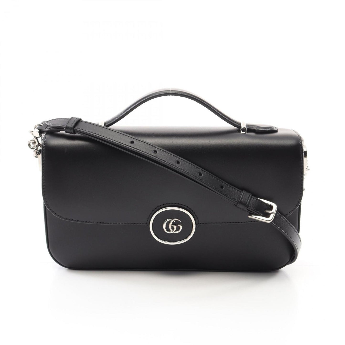 Gucci Black Leather Shoulder Bag