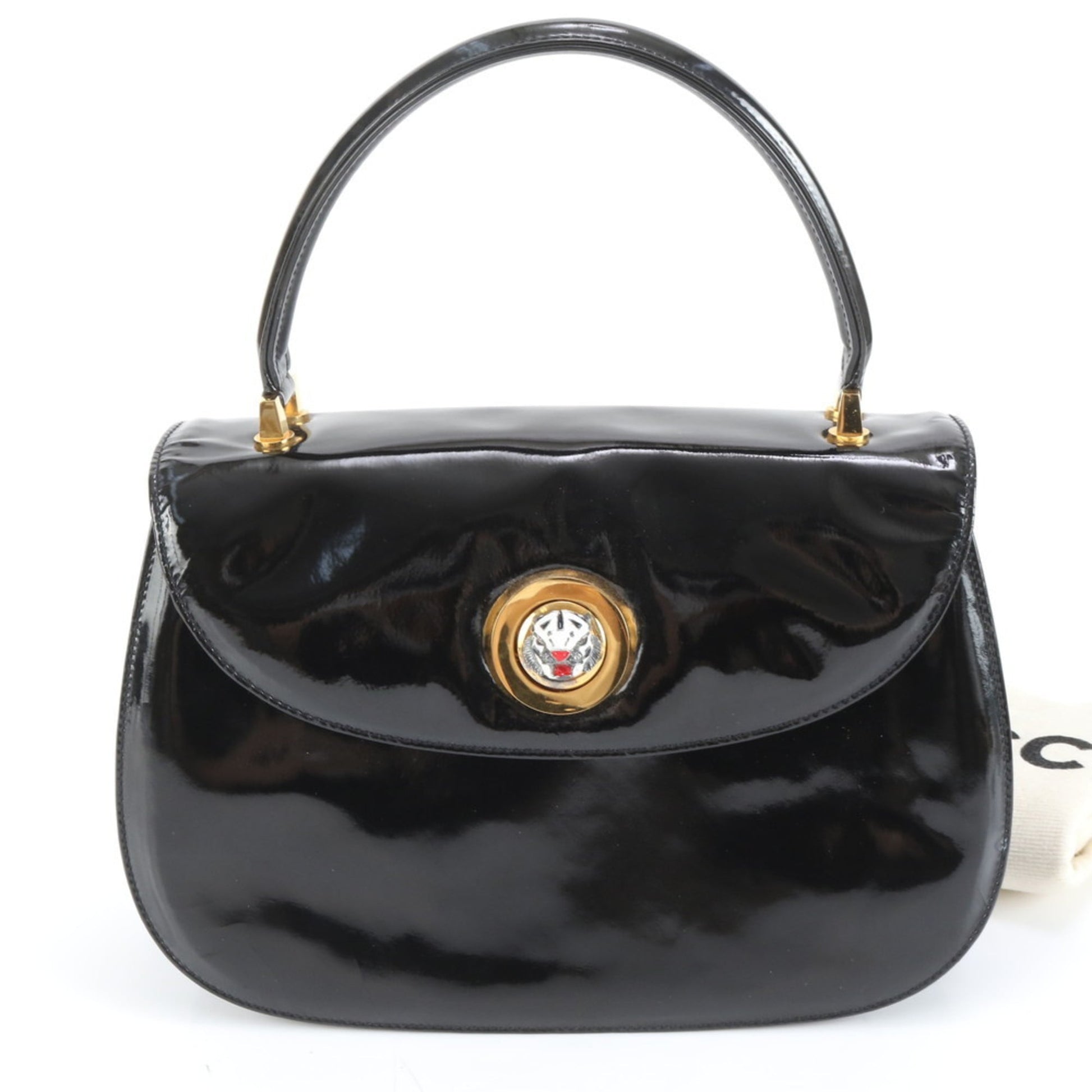 Gucci Black Leather Handbag