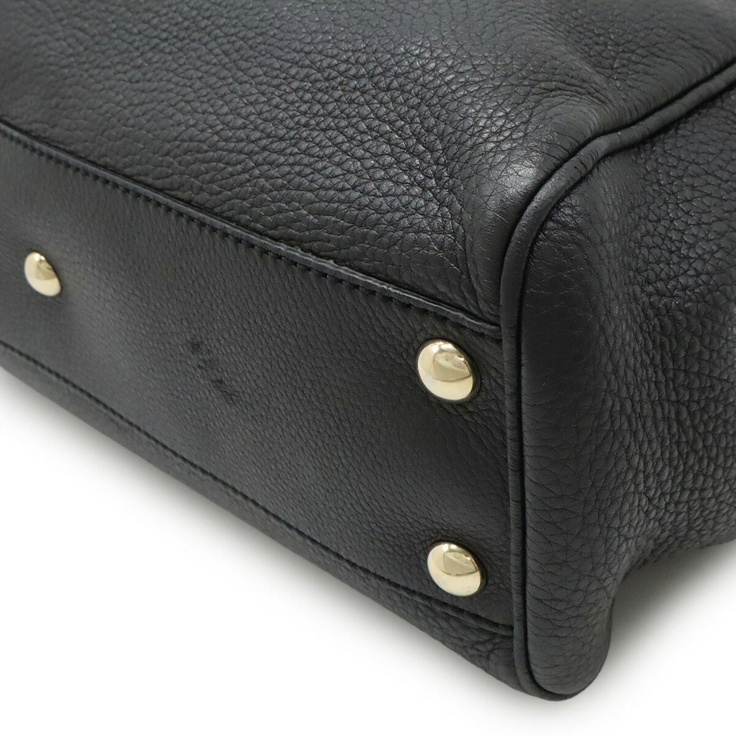 Gucci Black Bamboo Handbag Shoulder Bag Tote Bag